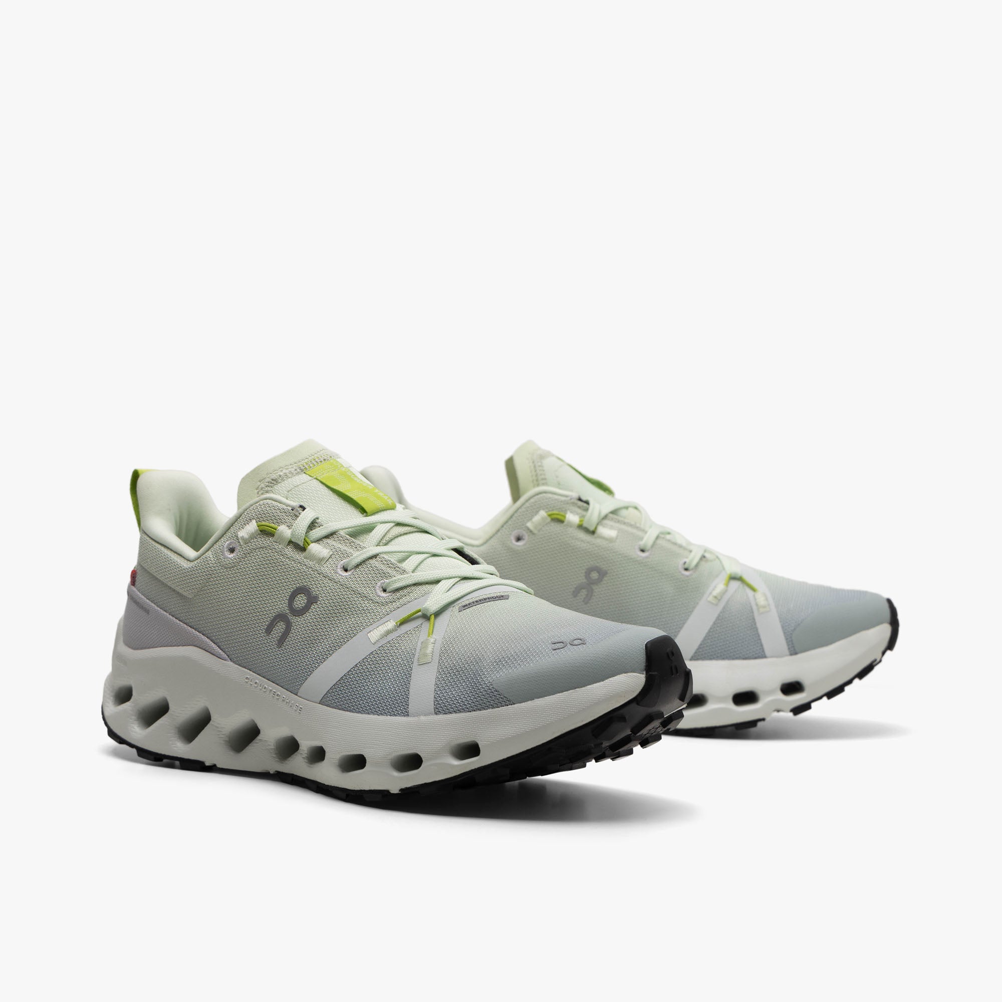  On Women's Cloudsurfer Trail WP Lima / Mineral、mySite、merchandisen