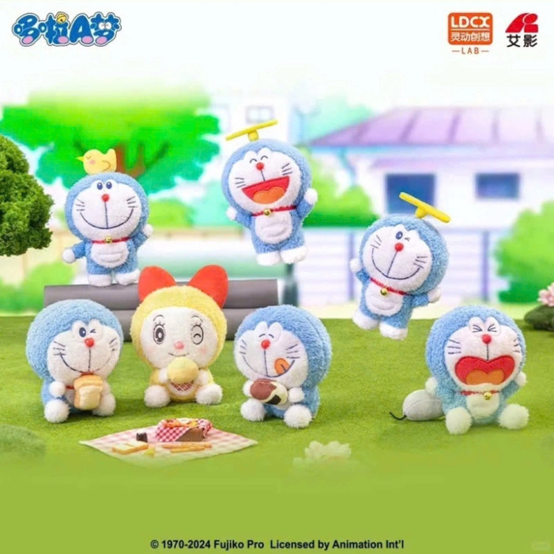  【NEW】Doraemon Funny Movable Series Plush Blind Box、mySite、greenlandpopulation