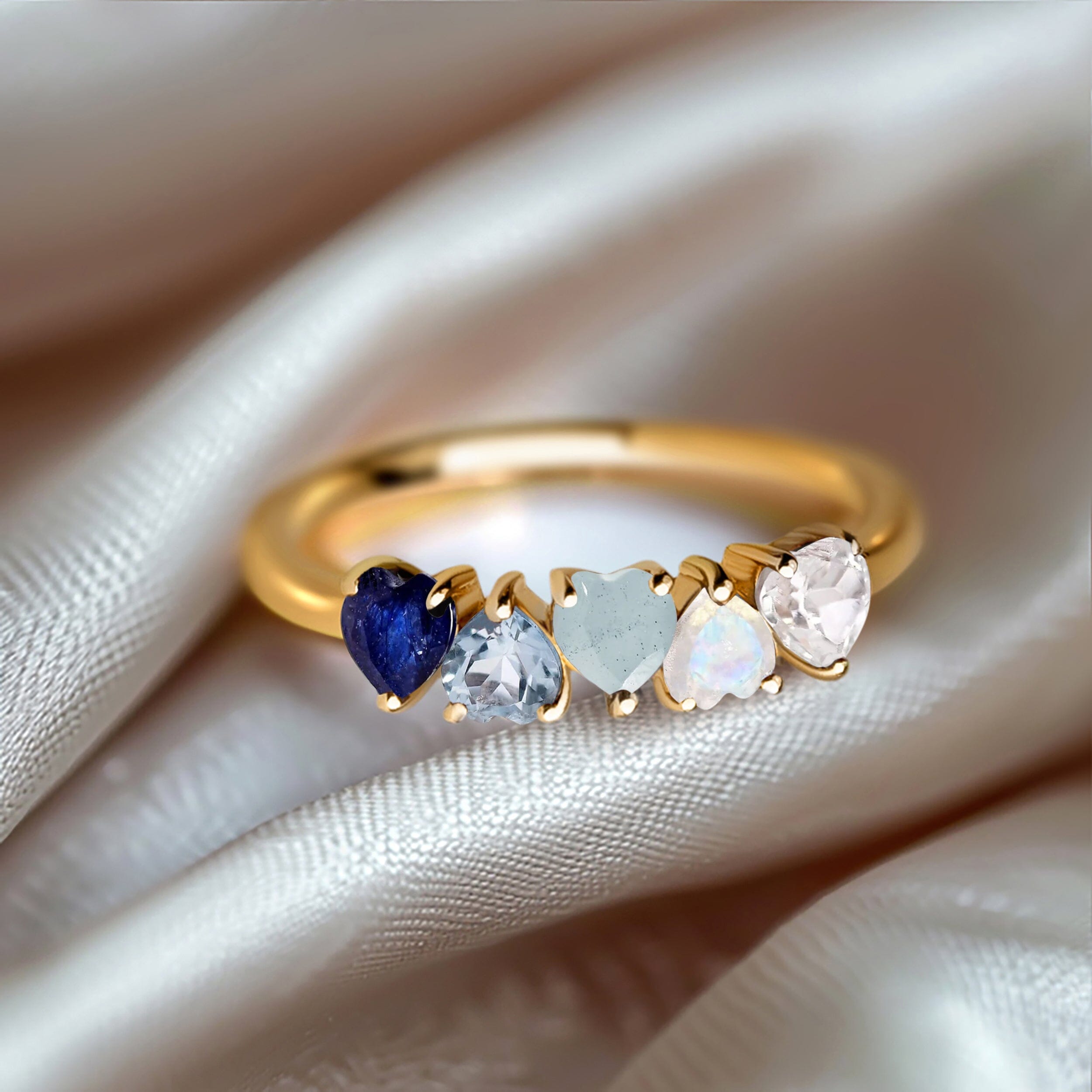 Blue Gradient Multigem Ring - Crush On You、mySite、hinf8tx79