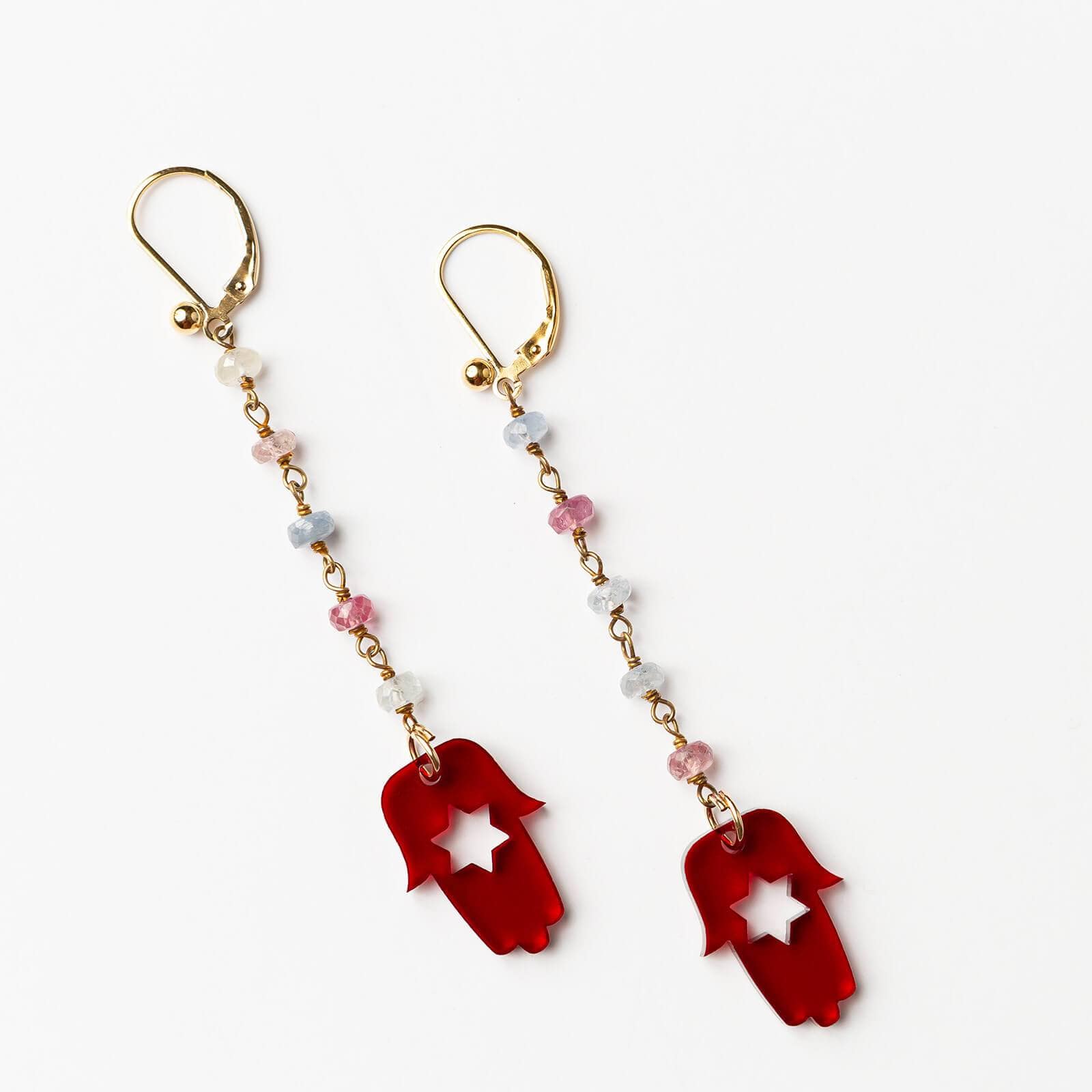 Dahlia Earrings - Berry、mySite、topwebapps