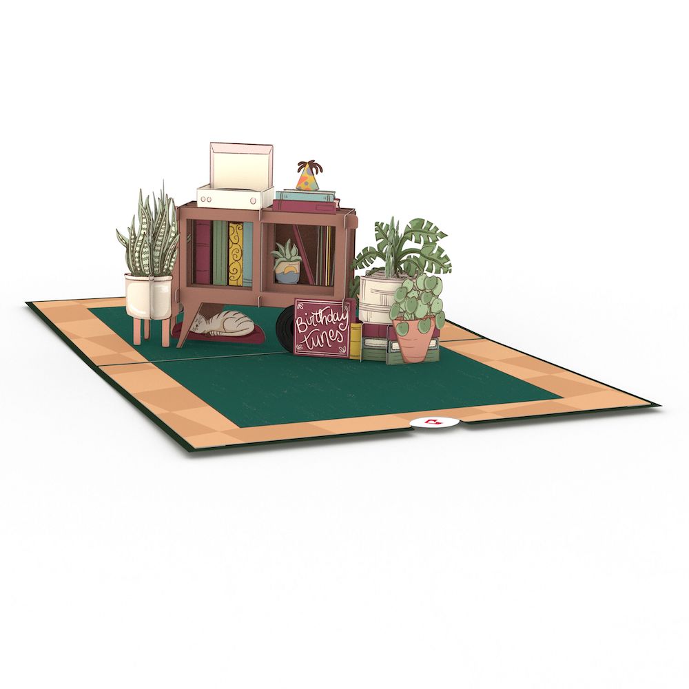 Birthday Houseplants Pop-Up Card、mySite、solidvoid