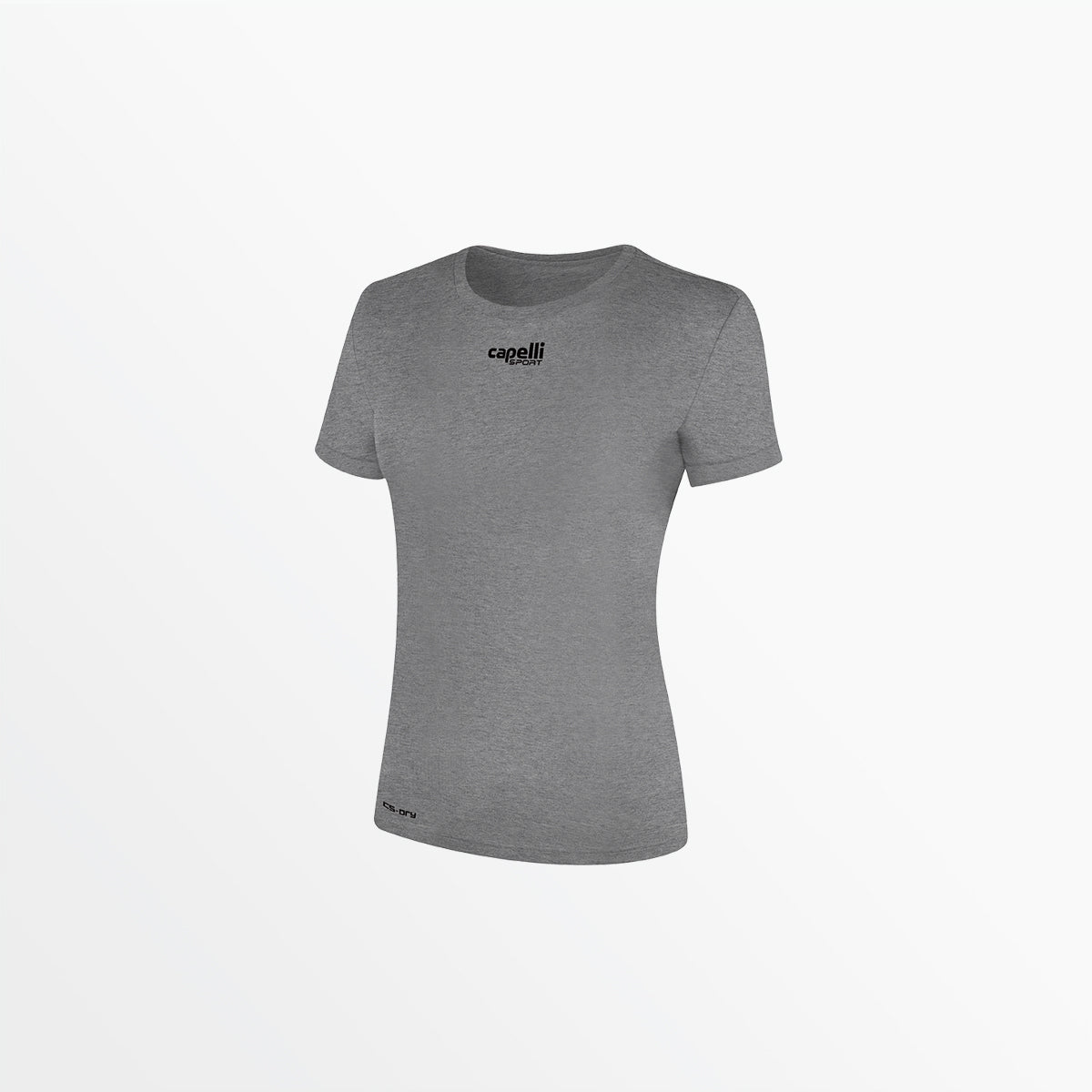 WOMEN'S BASICS CREW NECK POLY TEE
