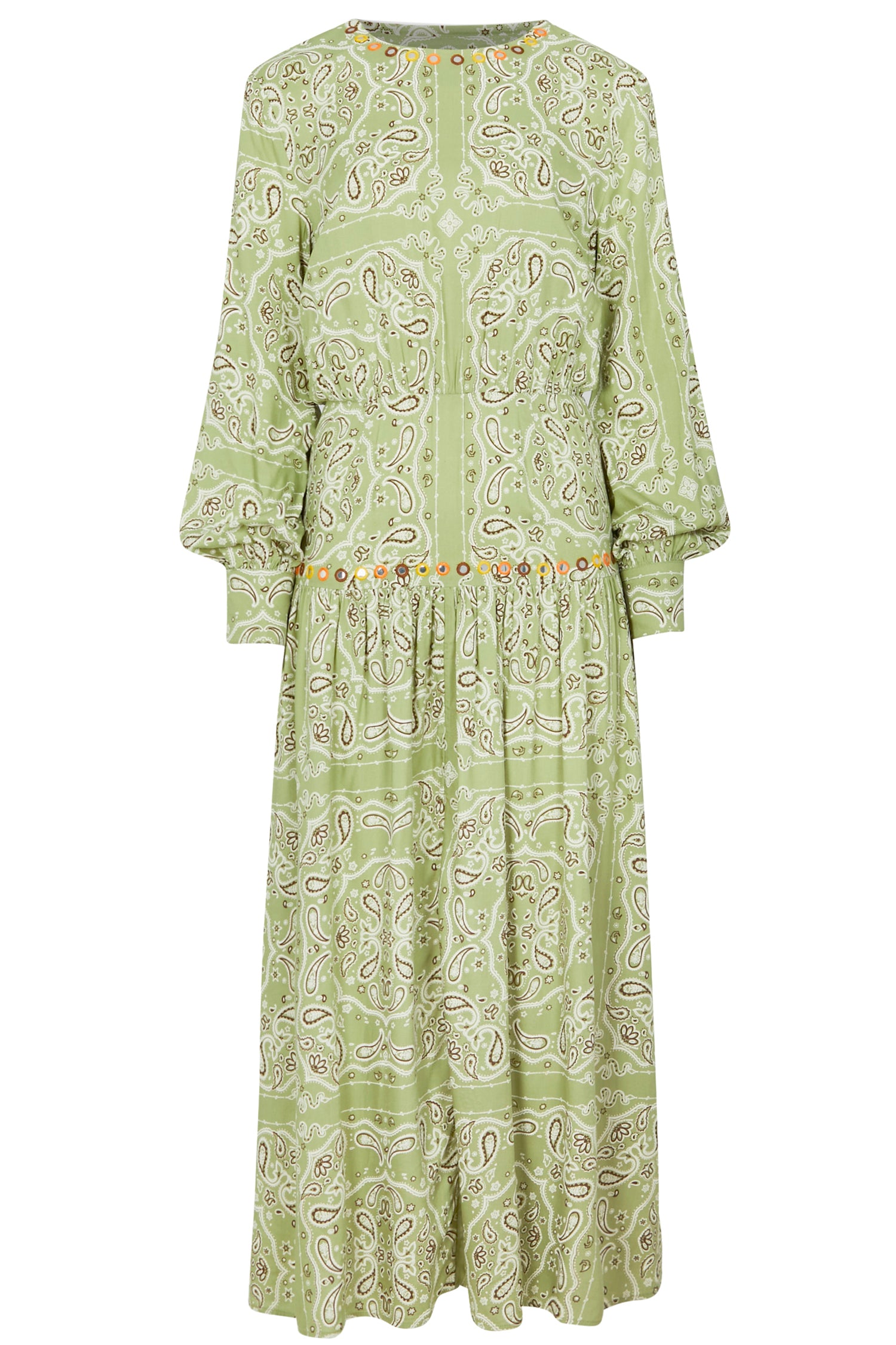 Khaki Bandana Indie Dress、mySite、solidvoid