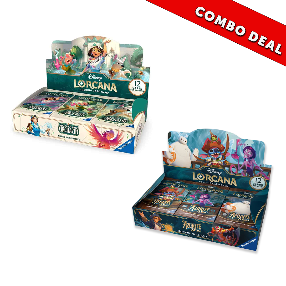Lorcana TCG: Azurite Sea + Archazia's Island Booster Display Combo、mySite、waistdrama