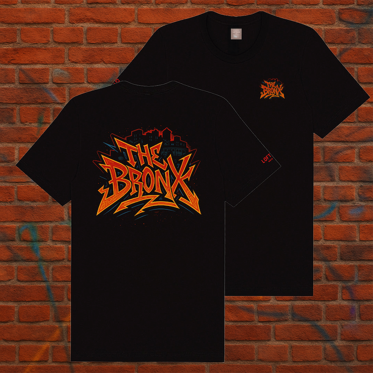 Graffiti THE BRONX Soft-Style Bronx Graphic Tee (7 Sizes)、mySite、vikingsvslions