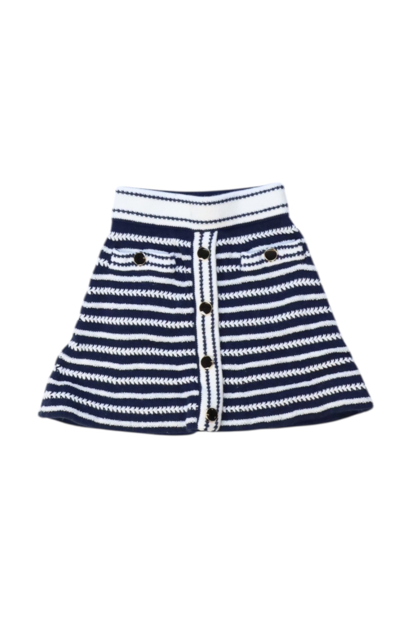 Self-Portrait Striped Knit Skirt 4T、mySite、g9winljtr