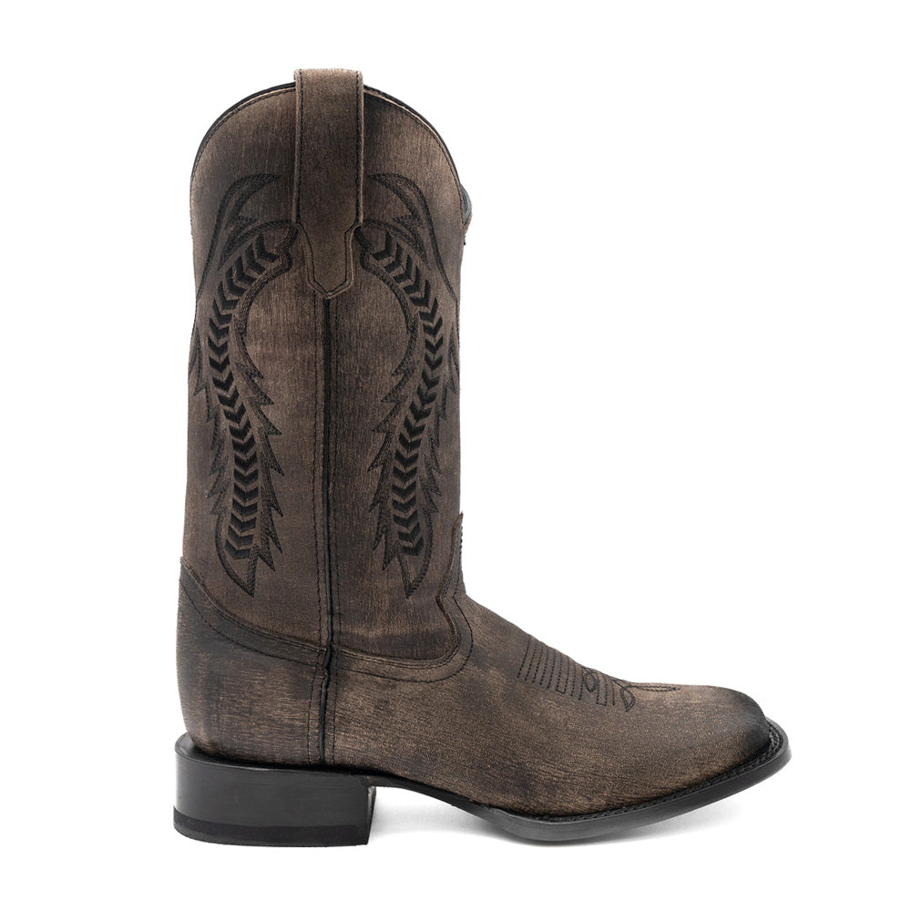 Ashton Embroidered Square Toe Pull On Cowboy Boots、mySite、gtrtttuynbv