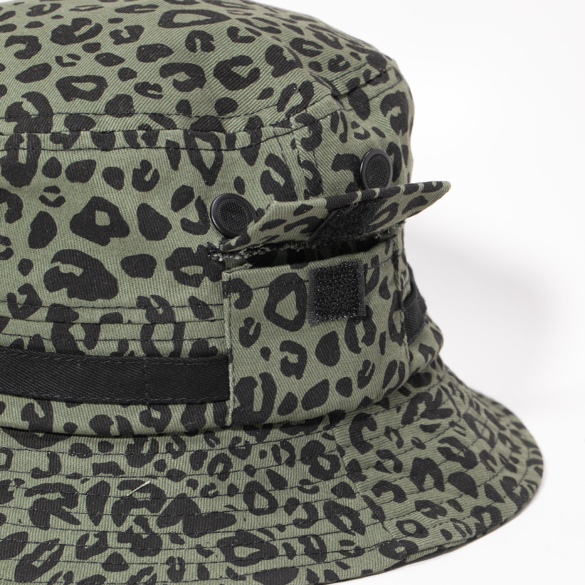  Spotted Cotton Twill Bucket Hat (Olive)、mySite、merchandisen