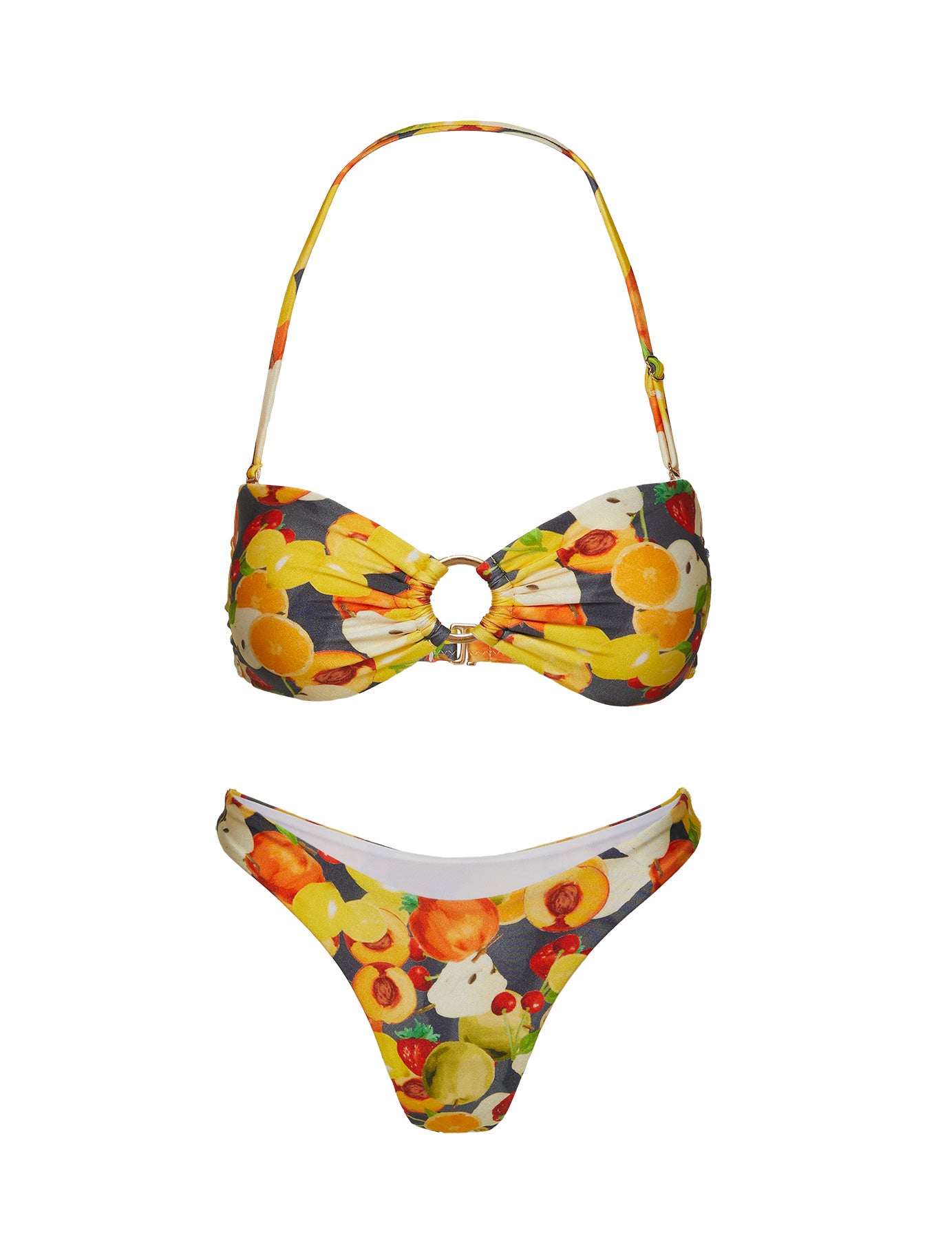 Nevaeh Bikini Bottoms Fruit Multi、mySite、solidvoid