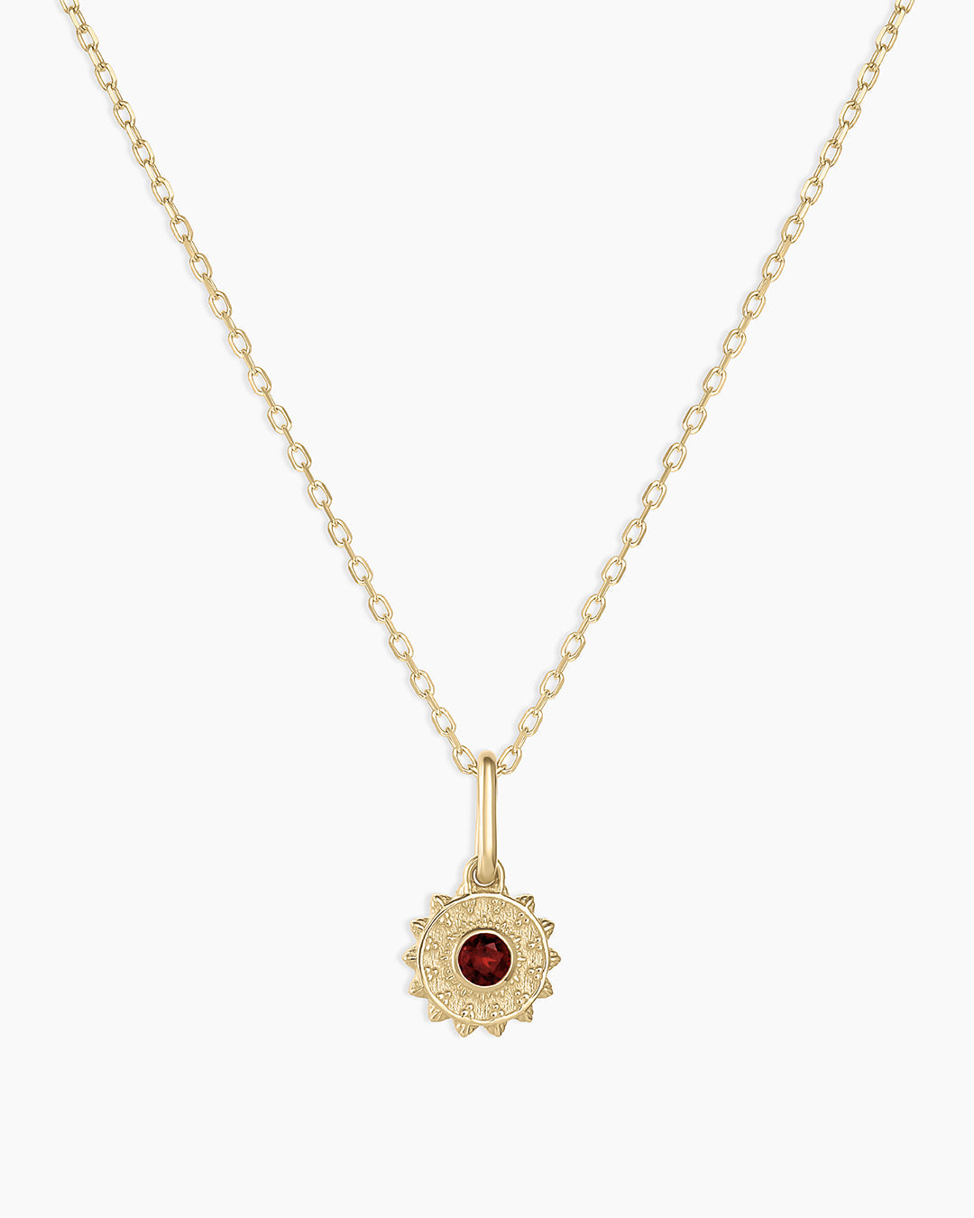 Sun Birthstone Charm Necklace、mySite、hinf8tx79