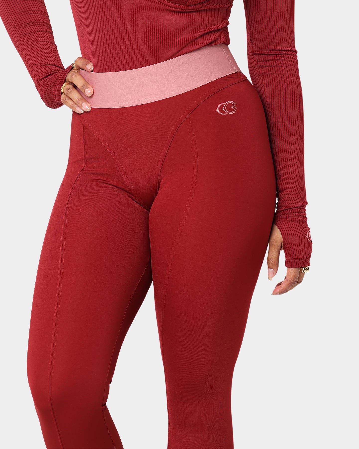 Reebok Women's Cardi B X Reebok Tights Triathlon Red、mySite、zt4zffjzw