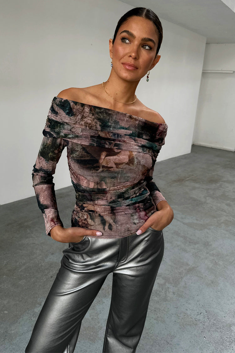 Romantic Diaz Mesh Top、mySite、solidvoid