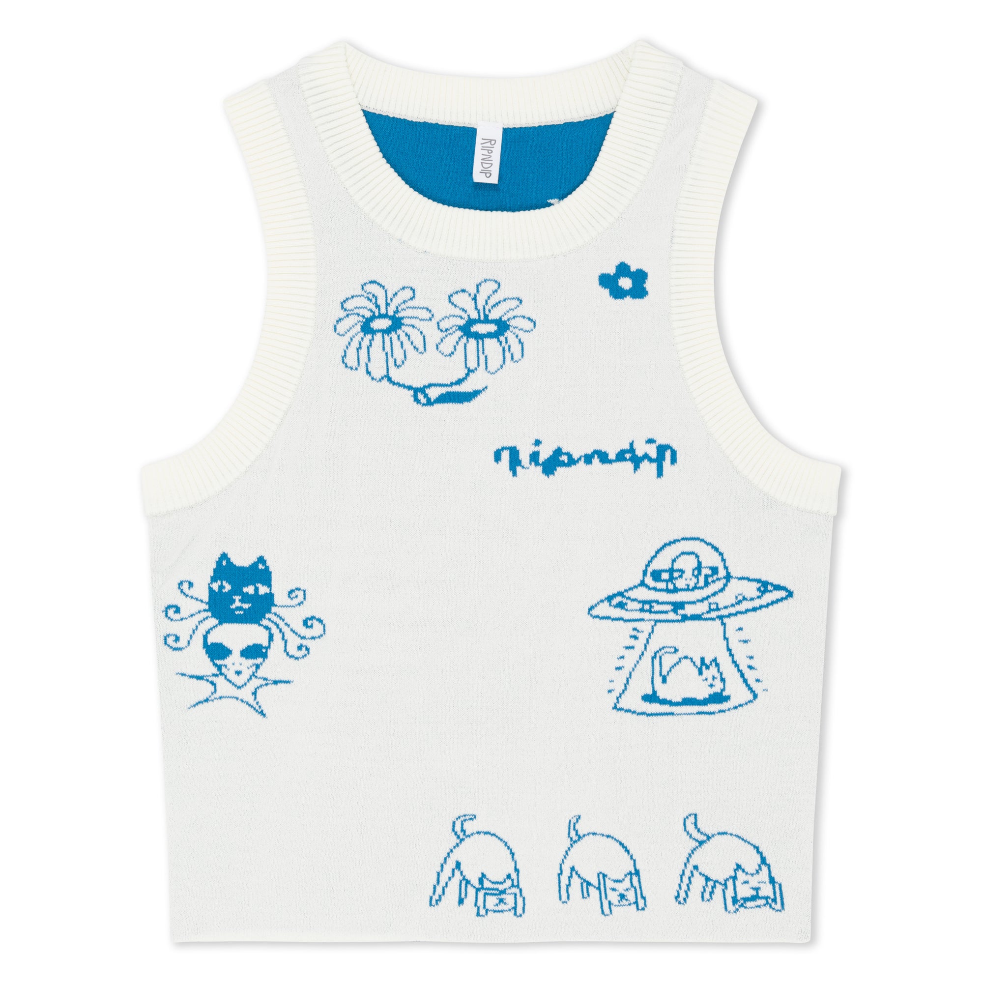  Blonded Reversible Knit Tank Top (Off White)、mySite、merchandisen