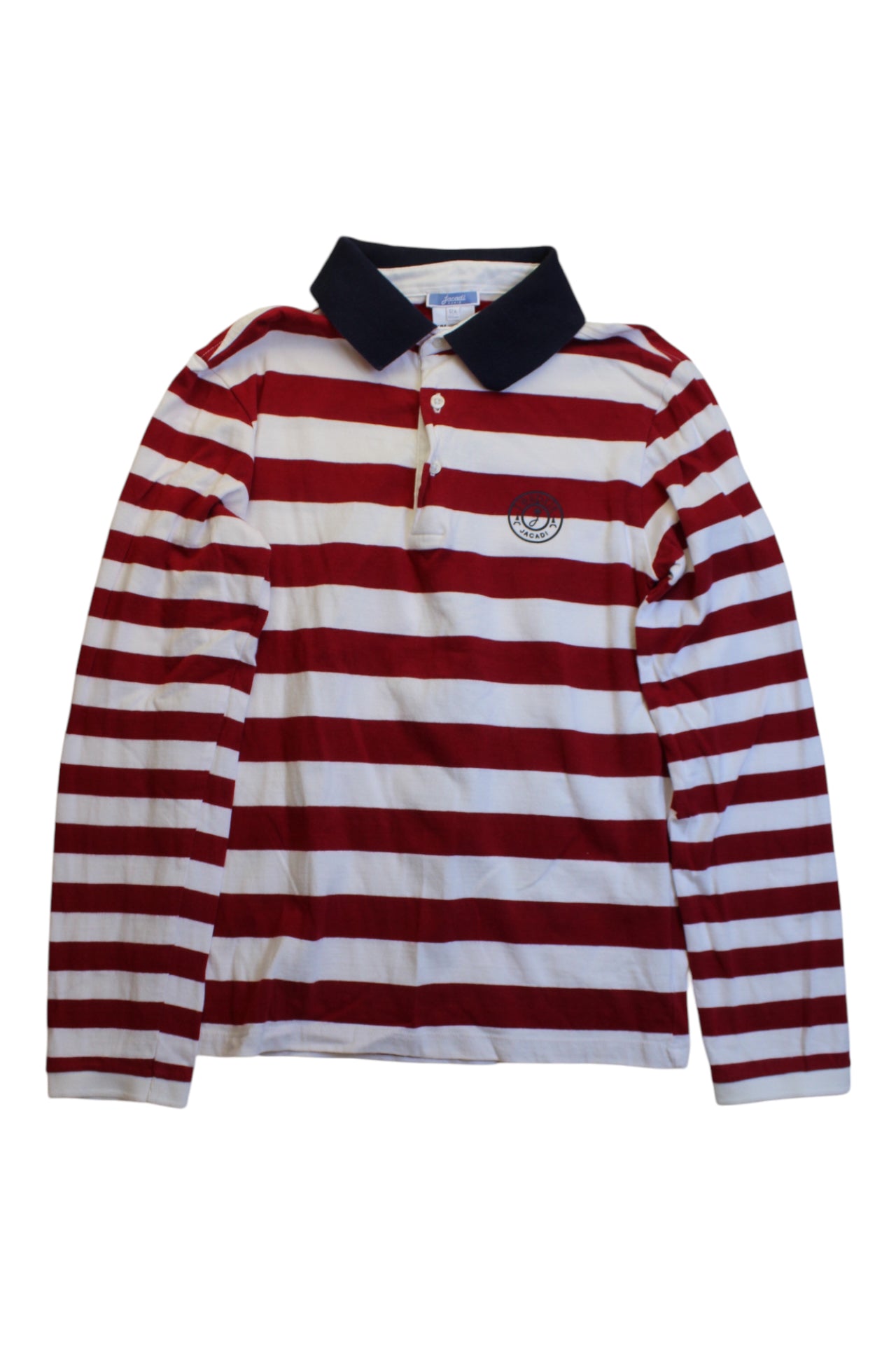 Jacadi Striped Long Sleeve Polo 12Y、mySite、g9winljtr