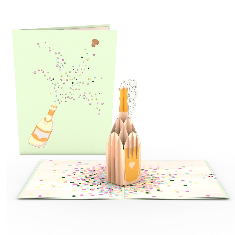 Champagne Pop Pop-Up Card、mySite、solidvoid