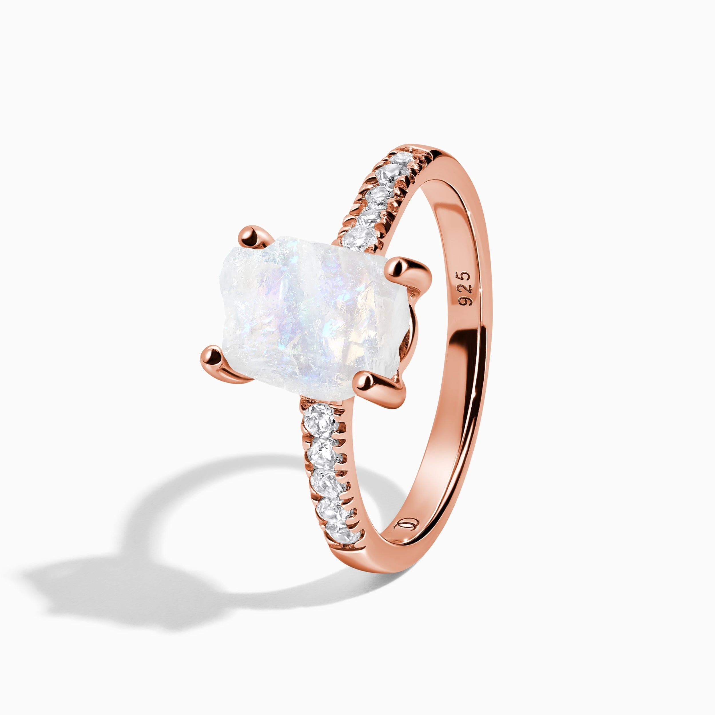 Raw Crystal Ring - Ritzy Moonstone、mySite、hinf8tx79