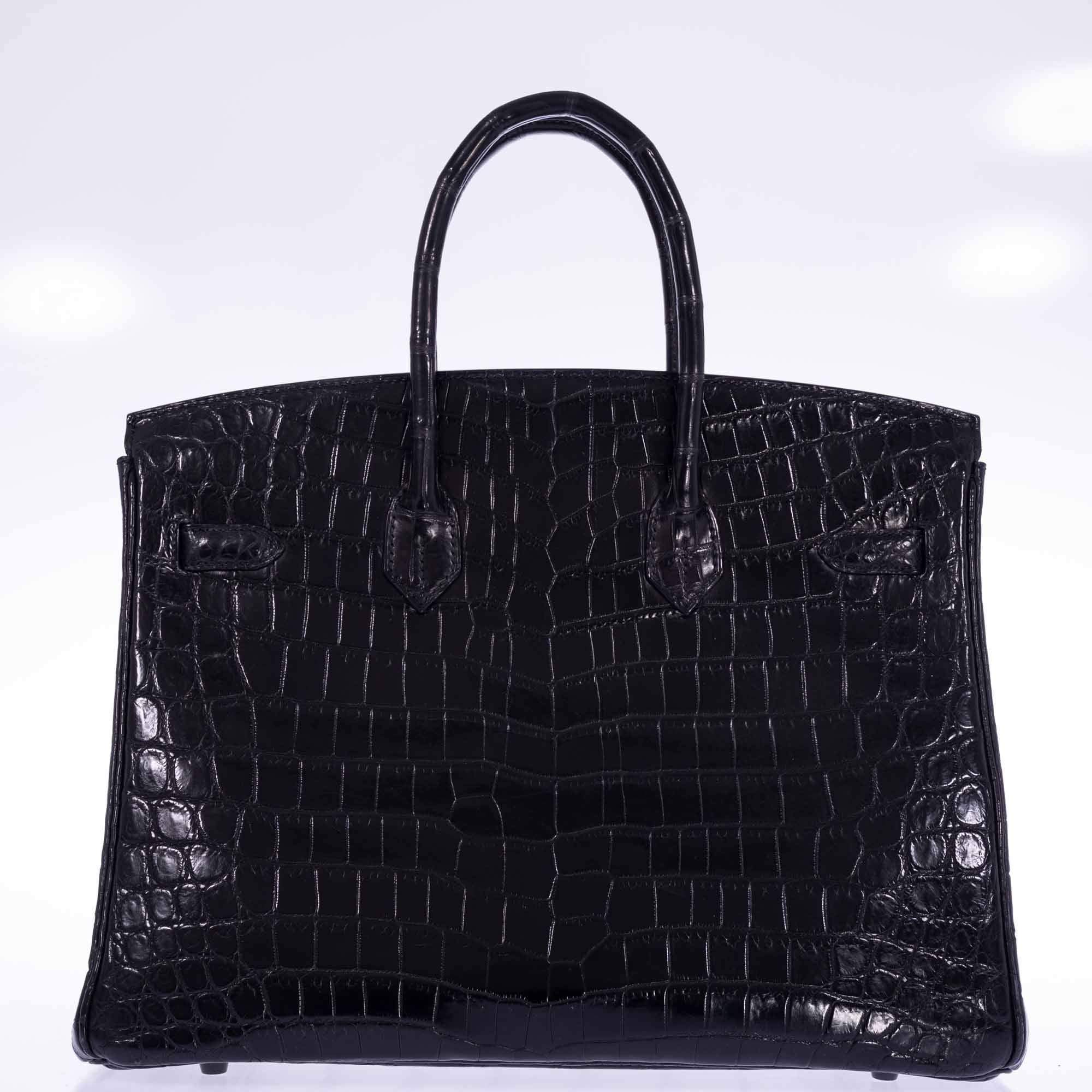 Hermès Birkin 35 SO BLACK Matte Niloticus Crocodile PVD Black Hardware、mySite、garminoutage.com