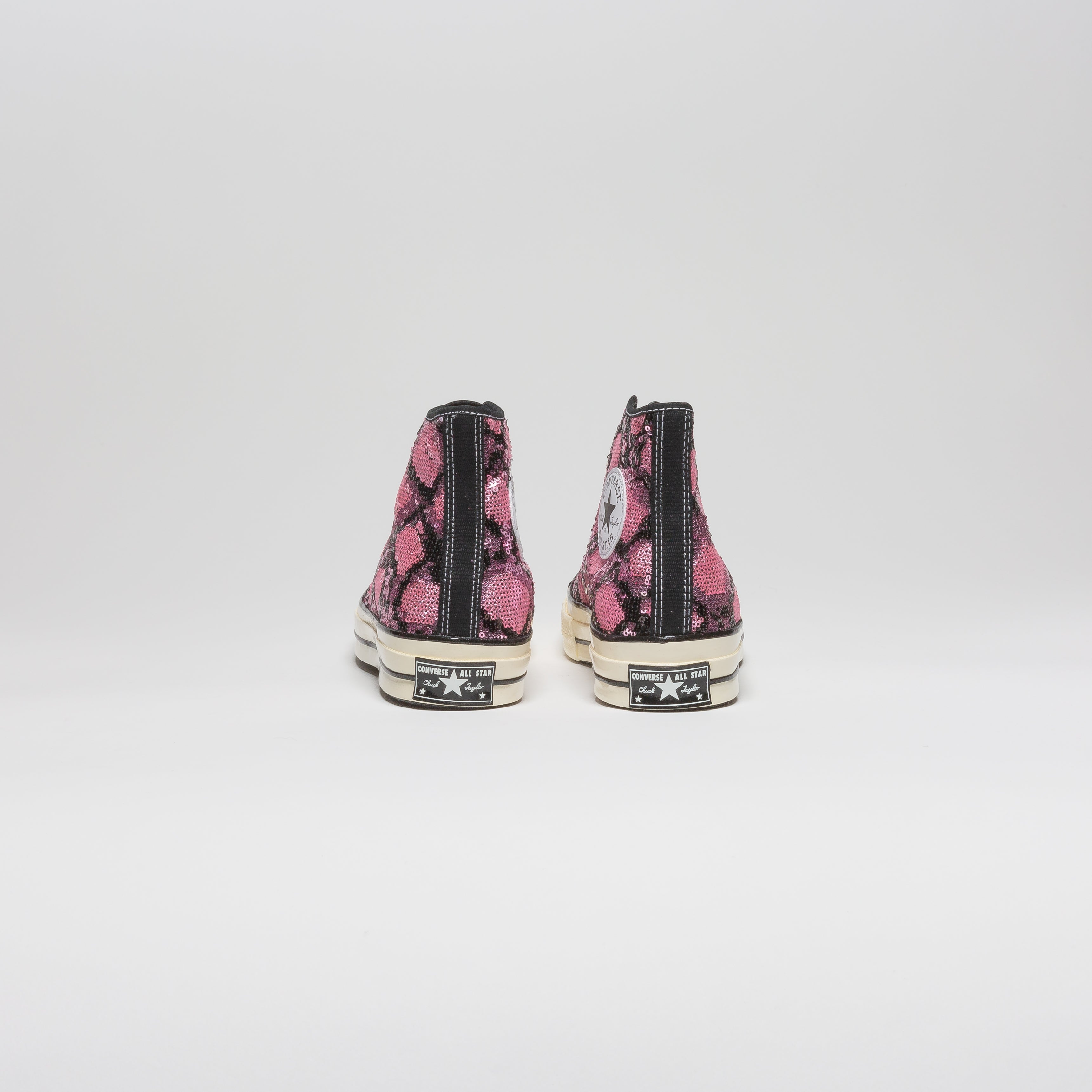 Chuck Taylor All Star Sequin High Top Mens Lifestyle Shoe - Black/Pink、mySite、dreamappss