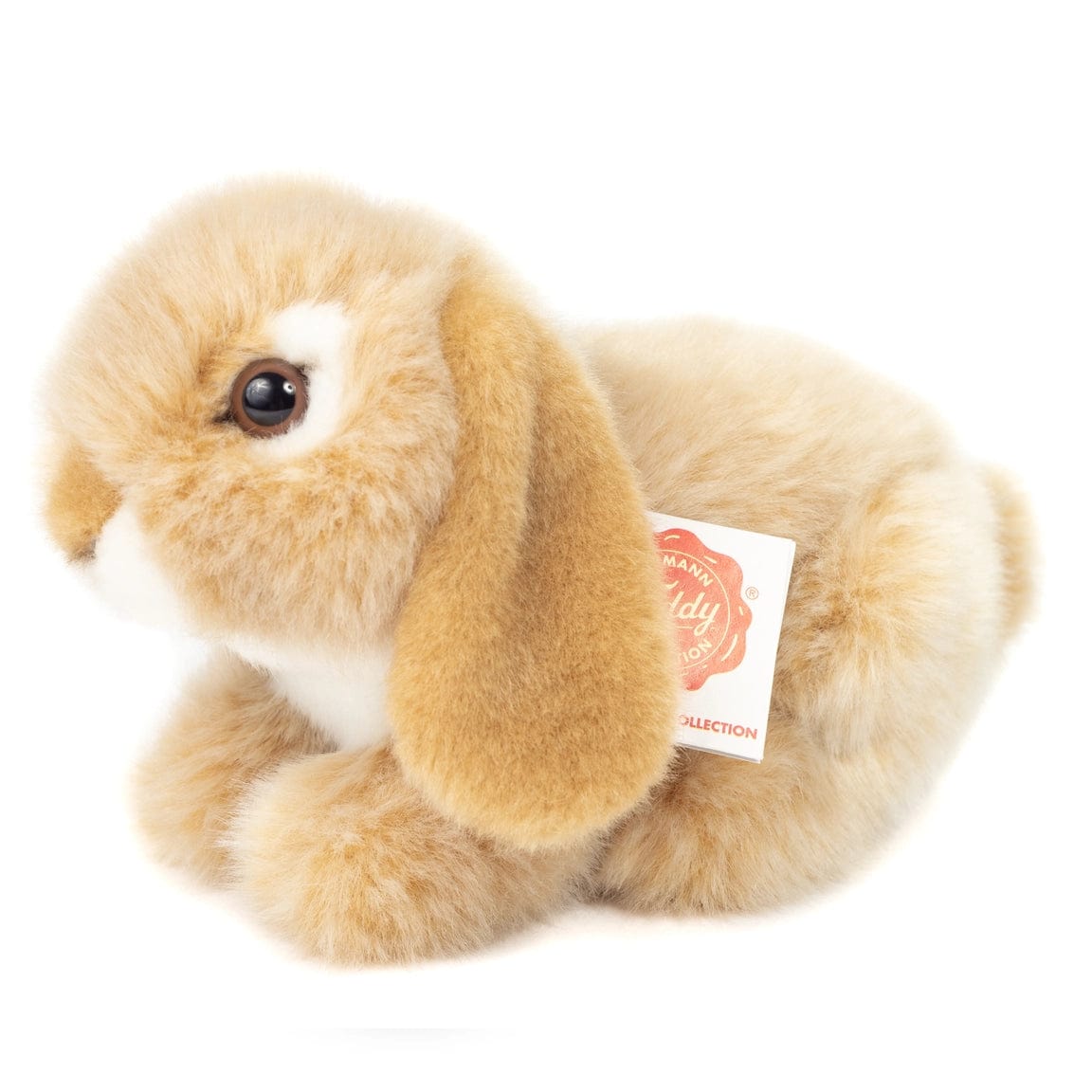 Tan and White Lop Earred Plush Bunny Rabbit by Teddy Hermann、mySite、g9winljtr