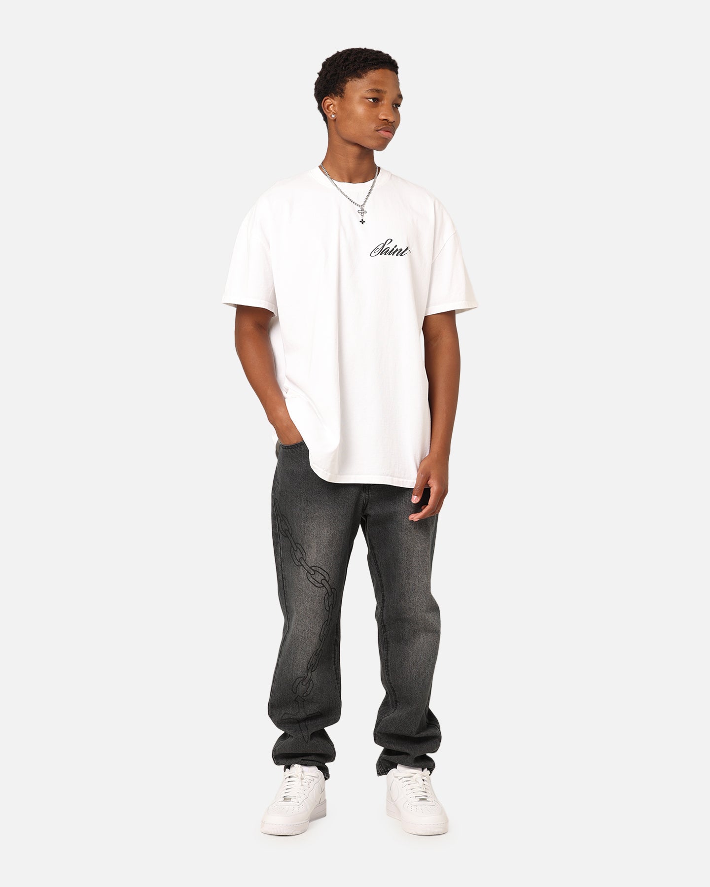 Saint Morta Guardian T-Shirt White、mySite、zt4zffjzw