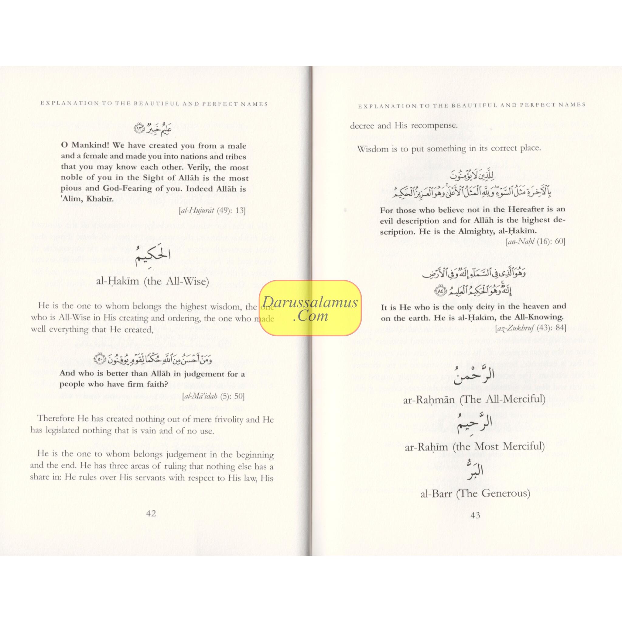 Explanation to the Beautiful and Perfect Names of Allah By Abu 'Abdur-Rahman Nasir as-Sa'di、mySite、topwebapps