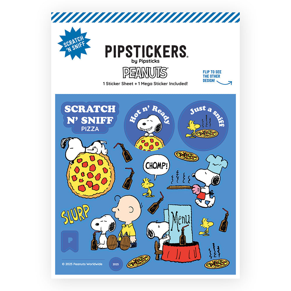  Peanuts Hot Pizza Scratch 'n Sniff Stickers、mySite、ghnorth