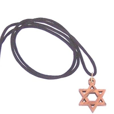 Star of David ( Magen Daveed ) - olive wood necklace, necklace is 60cm long - 23.5 inches )、mySite、topwebapps