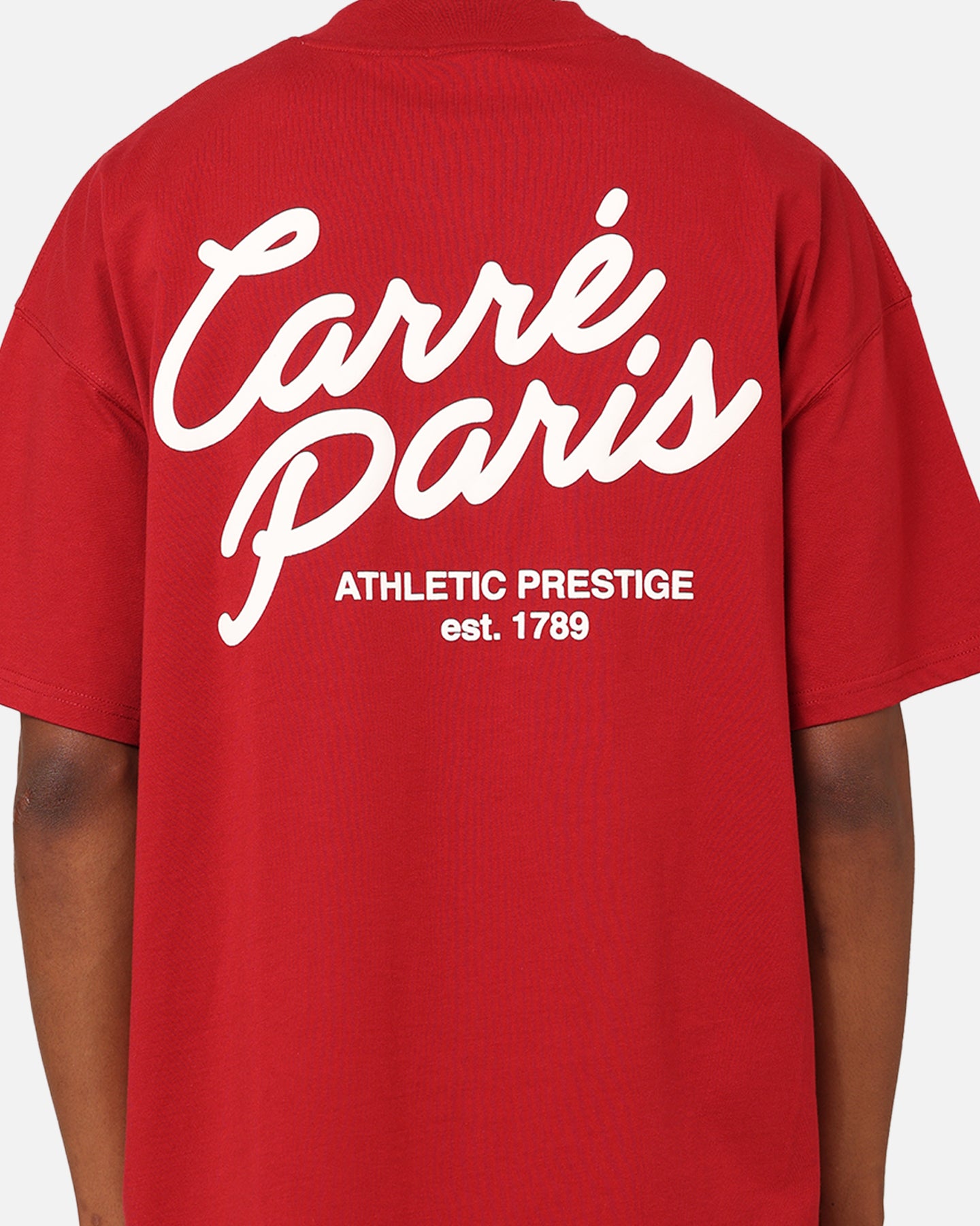 Carre Athletic Heritage Oversized T-Shirt Crimson、mySite、zt4zffjzw
