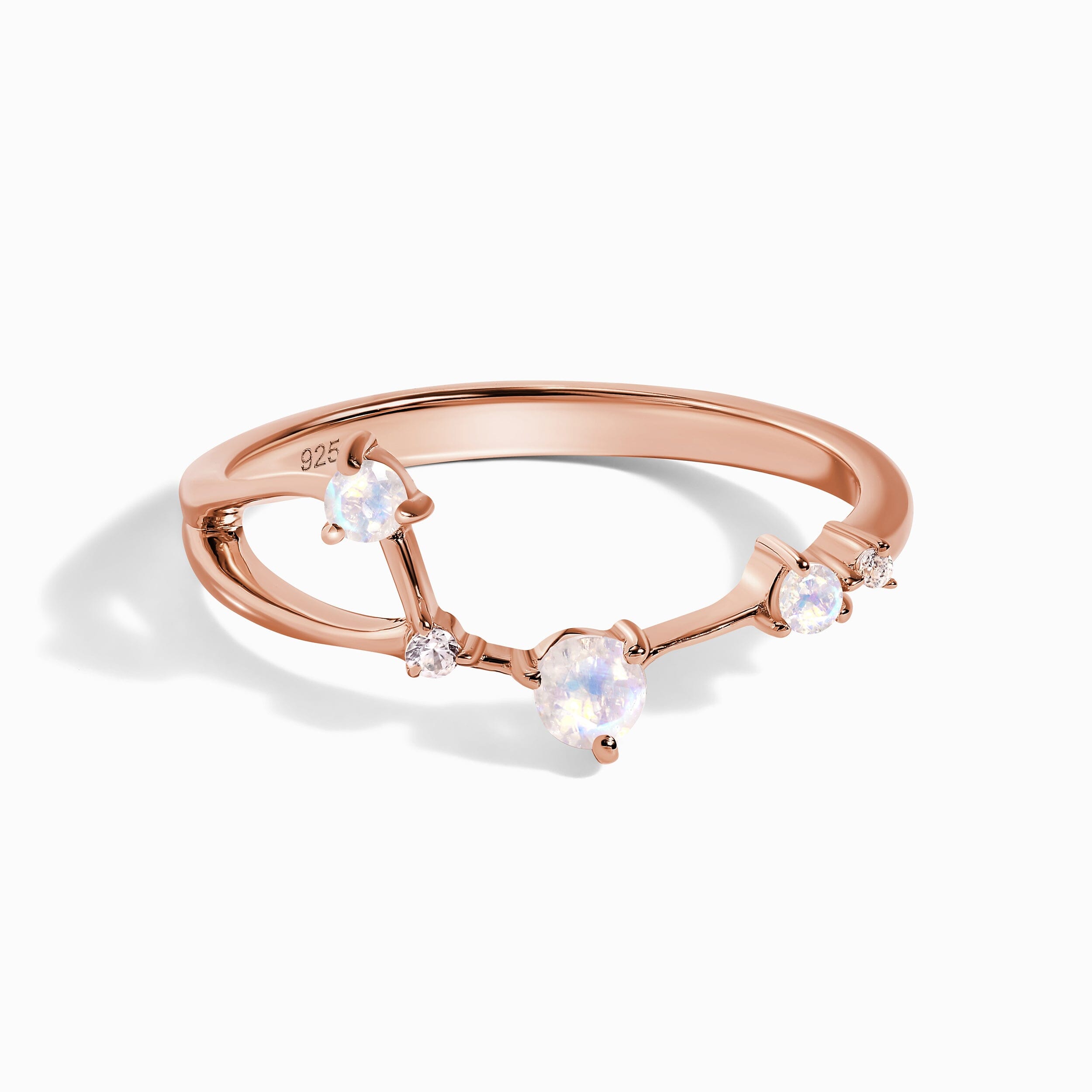 Moonstone Ring - Aries Zodiac Constellation、mySite、hinf8tx79