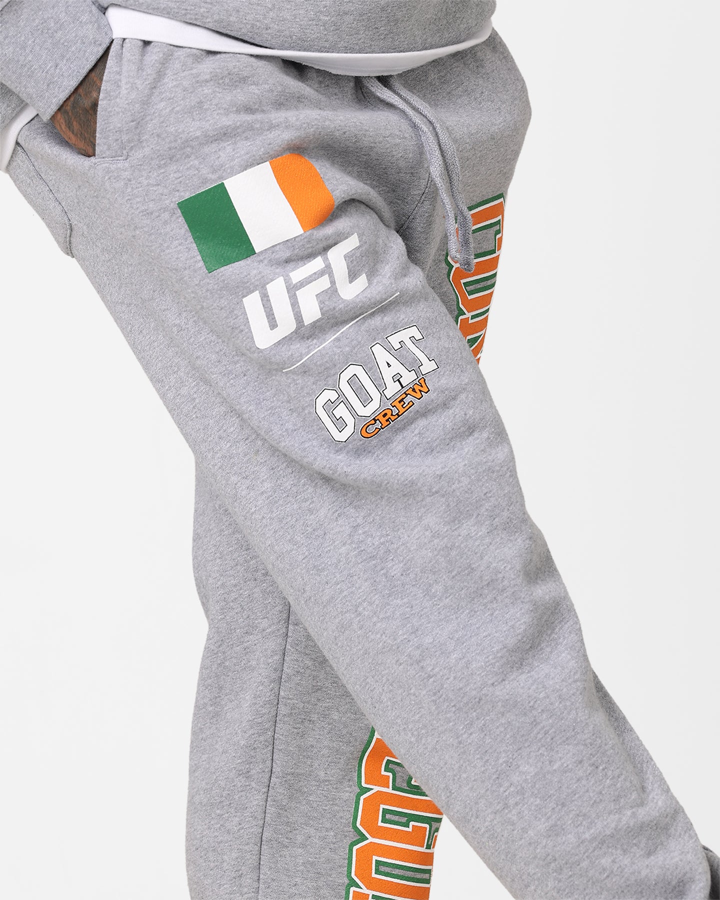 Goat Crew X UFC Conor McGregor Team McGregor Sweatpants Grey、mySite、zt4zffjzw