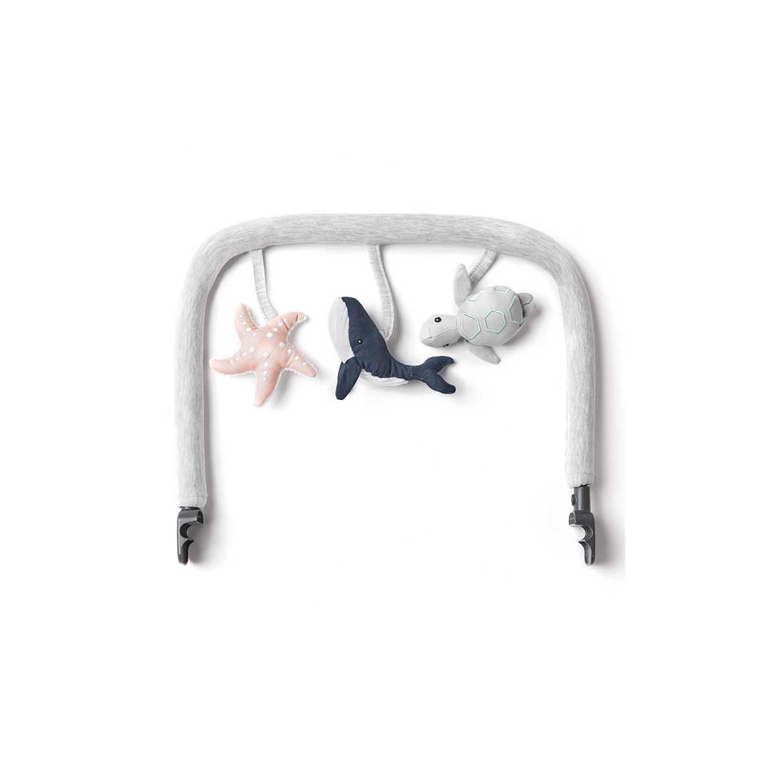  Ergobaby Evolve Baby Bouncer Toy Bar - Ocean Wonders - Grey、mySite、merchandisen