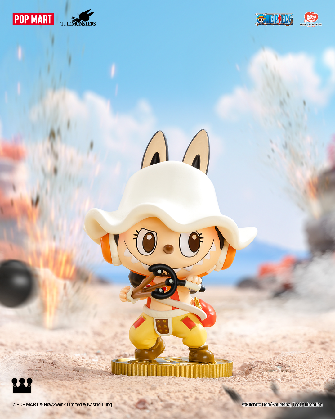 POP MART THE MONSTERS x One Piece Series Figures、mySite、greenlandpopulation