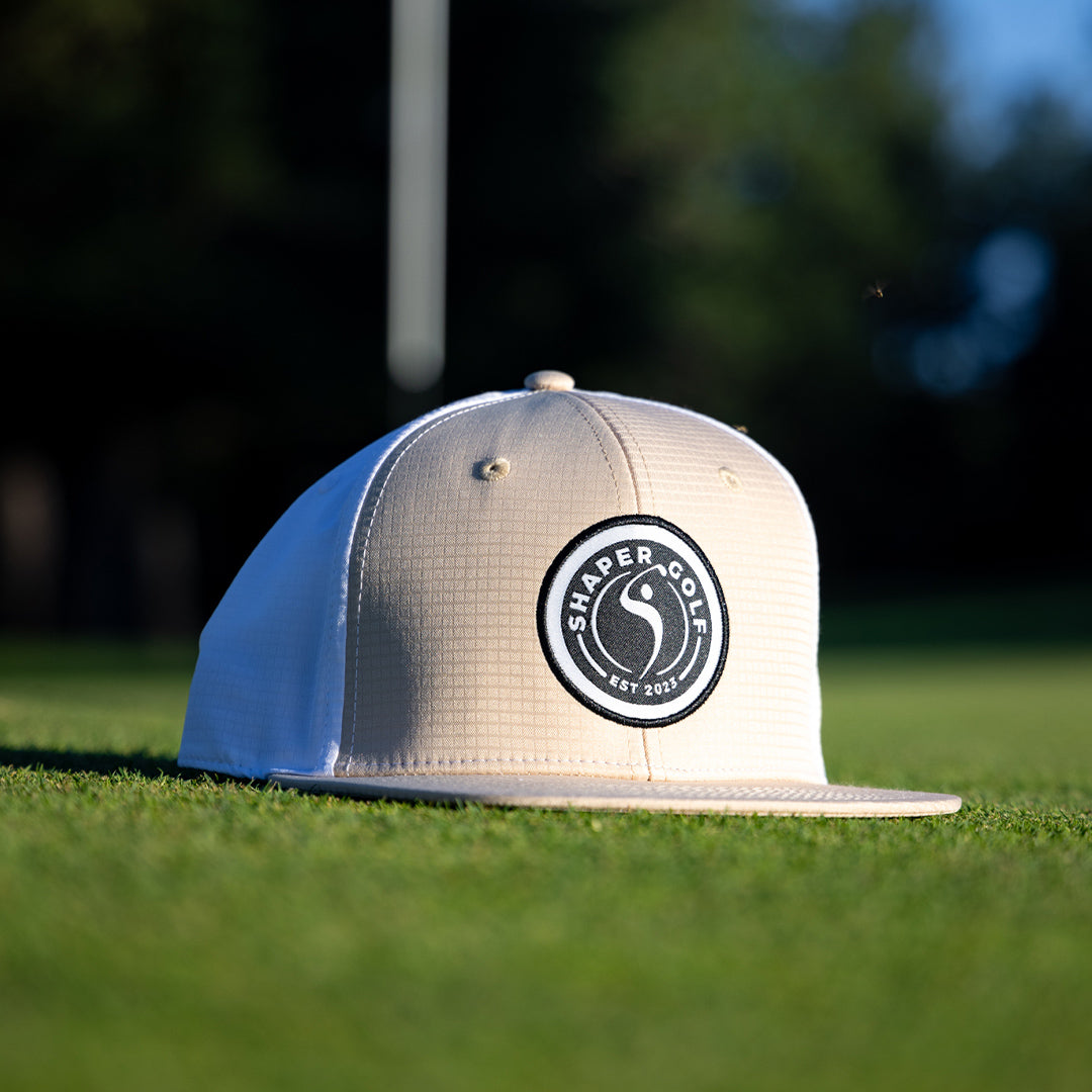Shaper Golf Round Patch Snapback - Khaki、mySite、i-lightchina