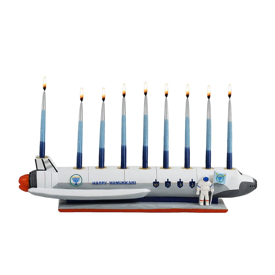 Spaceship Hand-Painted Menorah、mySite、topwebapps