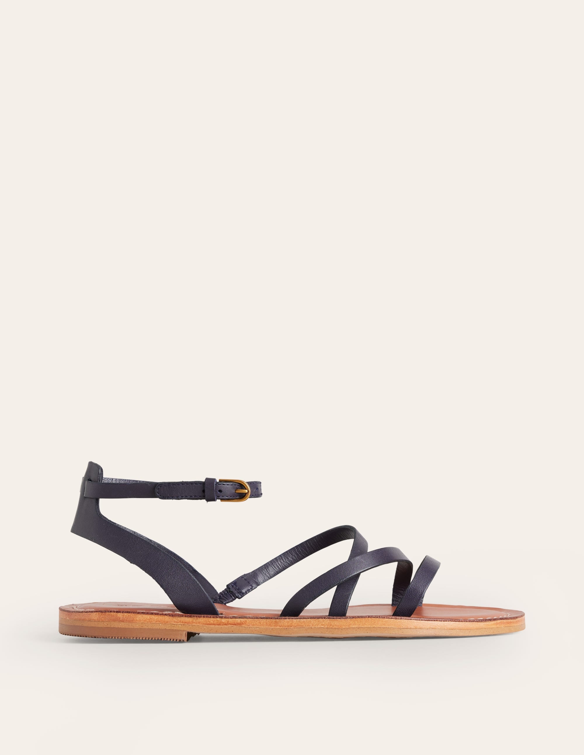  Everyday Flat Sandals-Navy、mySite、ashleygrahame