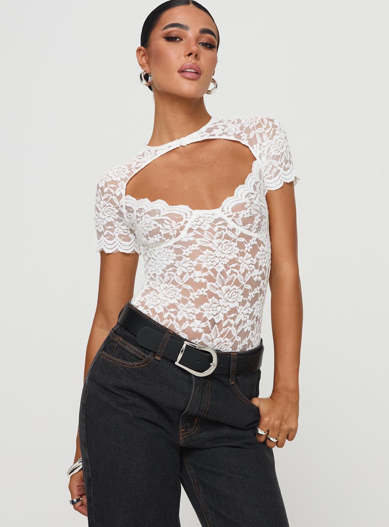 Giallo Bodysuit White、mySite、solidvoid