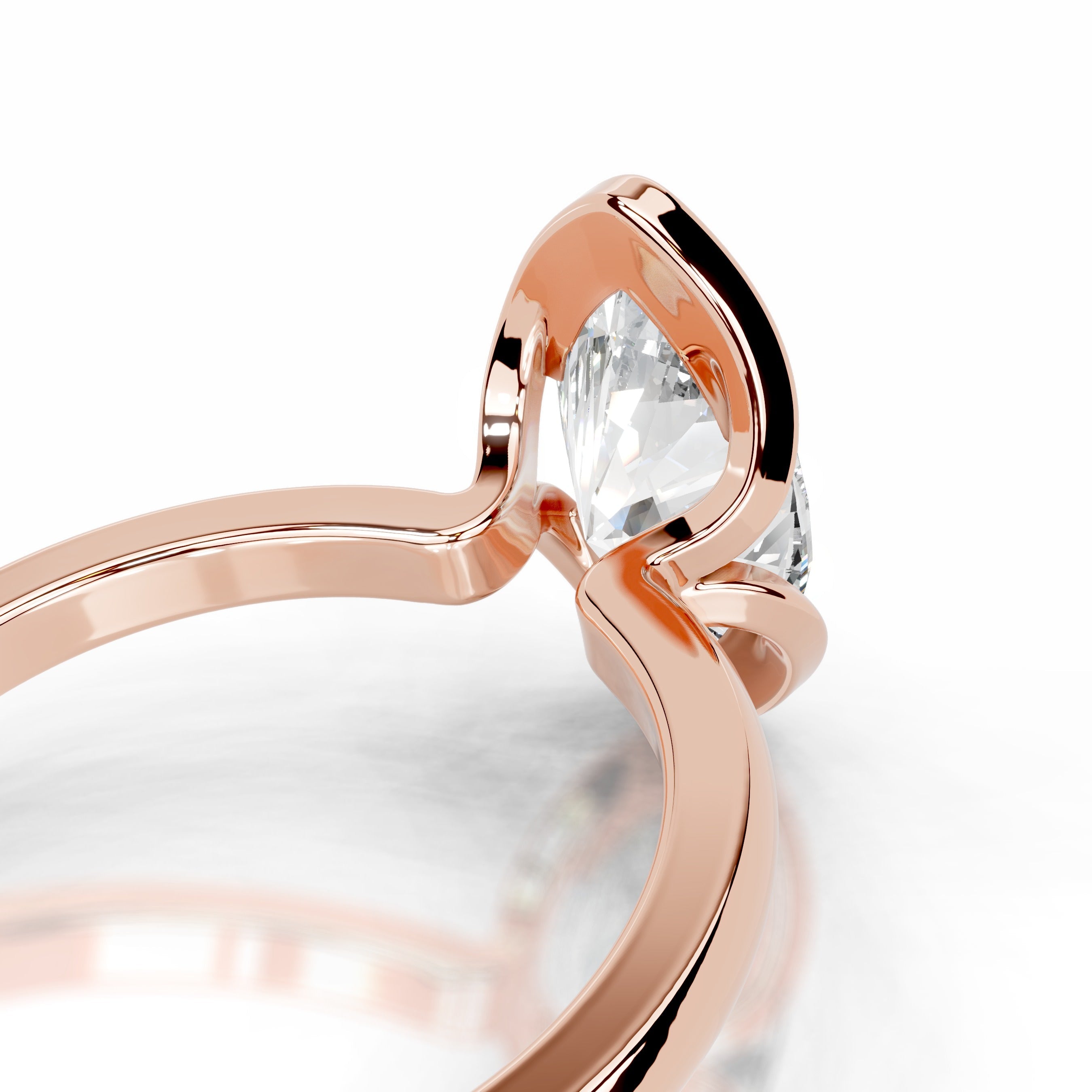 Thor Lab Grown Diamond Ring - 14K Rose Gold (RTS)、mySite、hinf8tx79