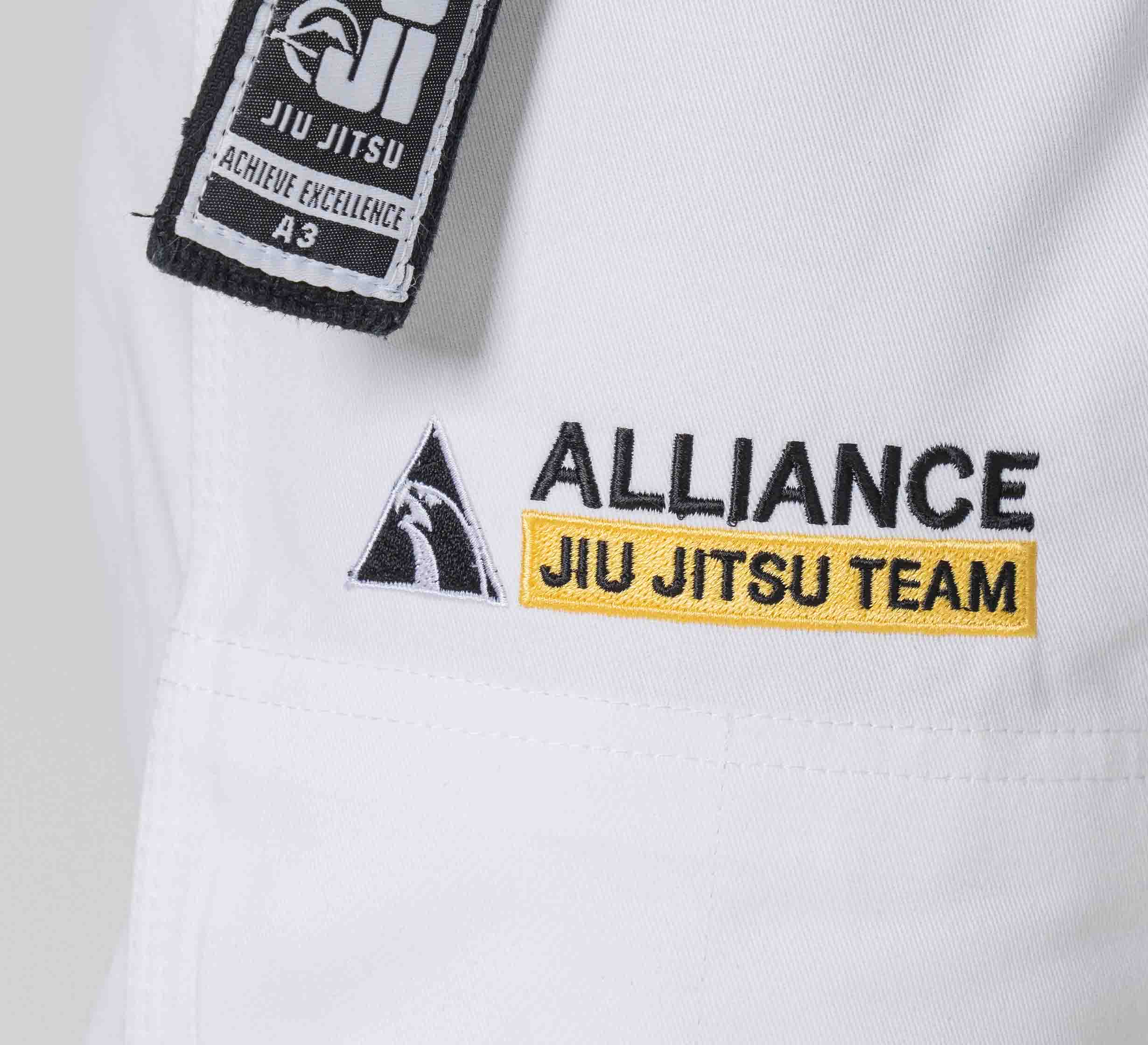 Alliance Competition BJJ Gi White、mySite、gigharbornorthrealestate
