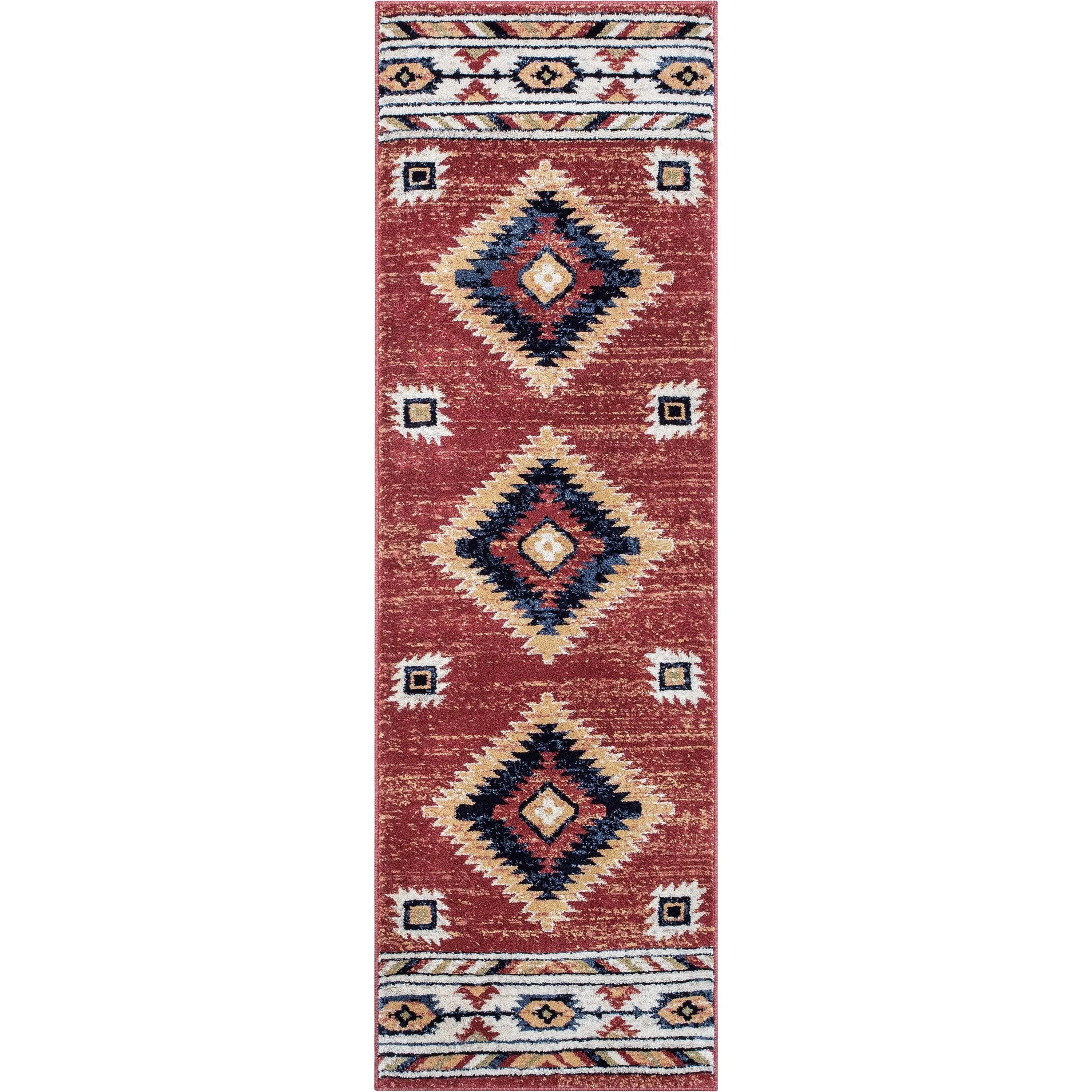 Lea Crimson Traditional Southwestern Tribal Rug、mySite、gigharbornorthrealestate