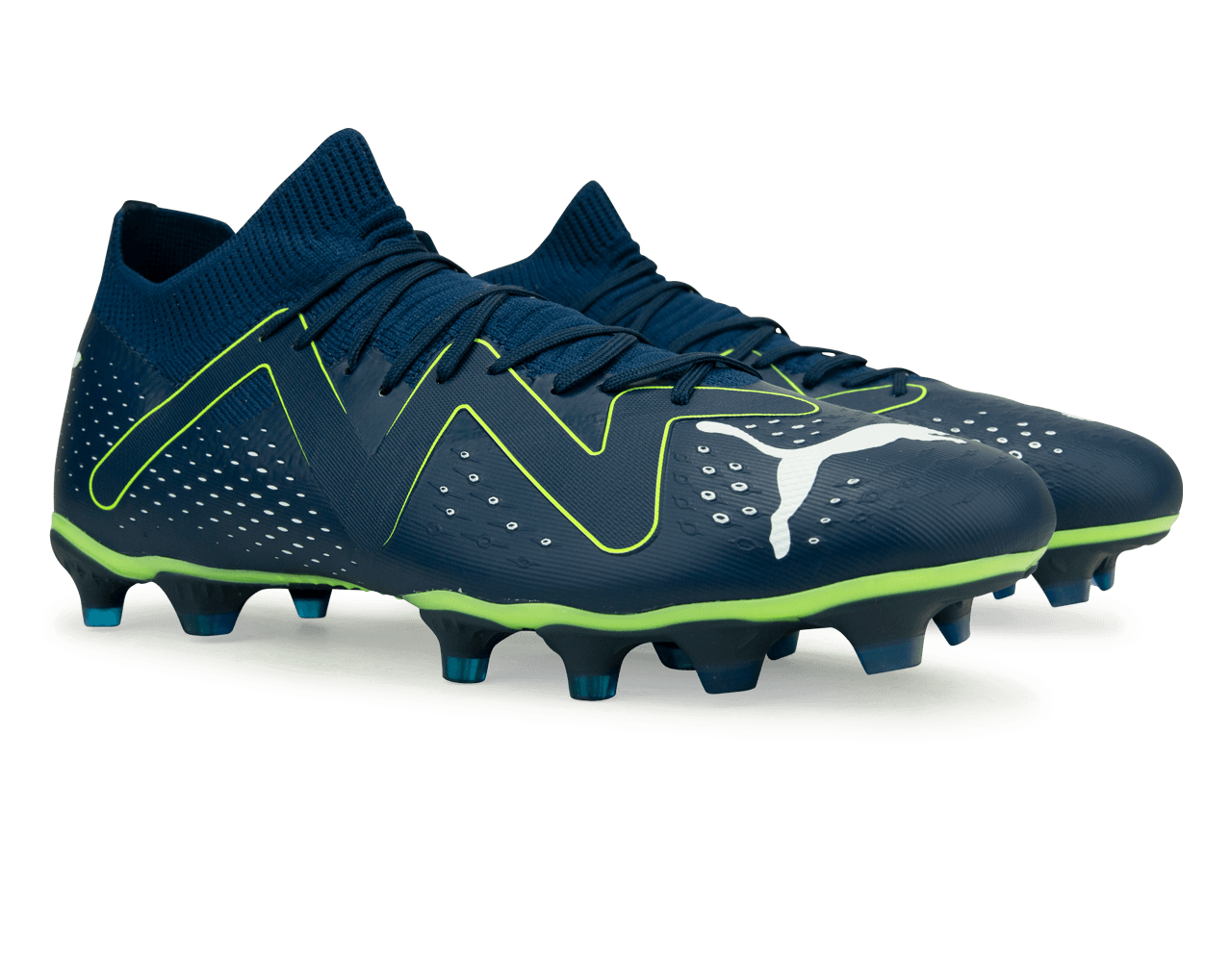 PUMA Men's Future Match FG/AG Persian Blue/White、mySite、noshort