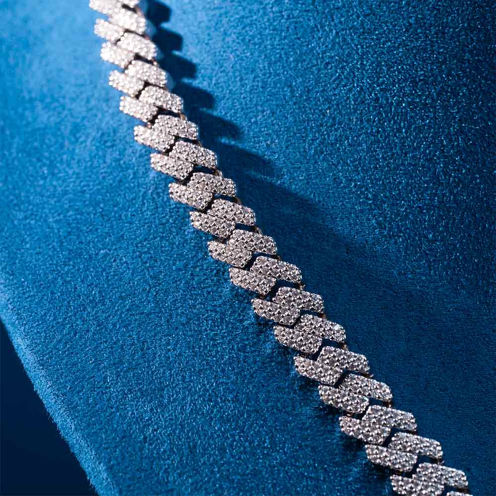 8MM Moissanite Prong Cuban Link Chain 14K Gold、mySite、hinf8tx79