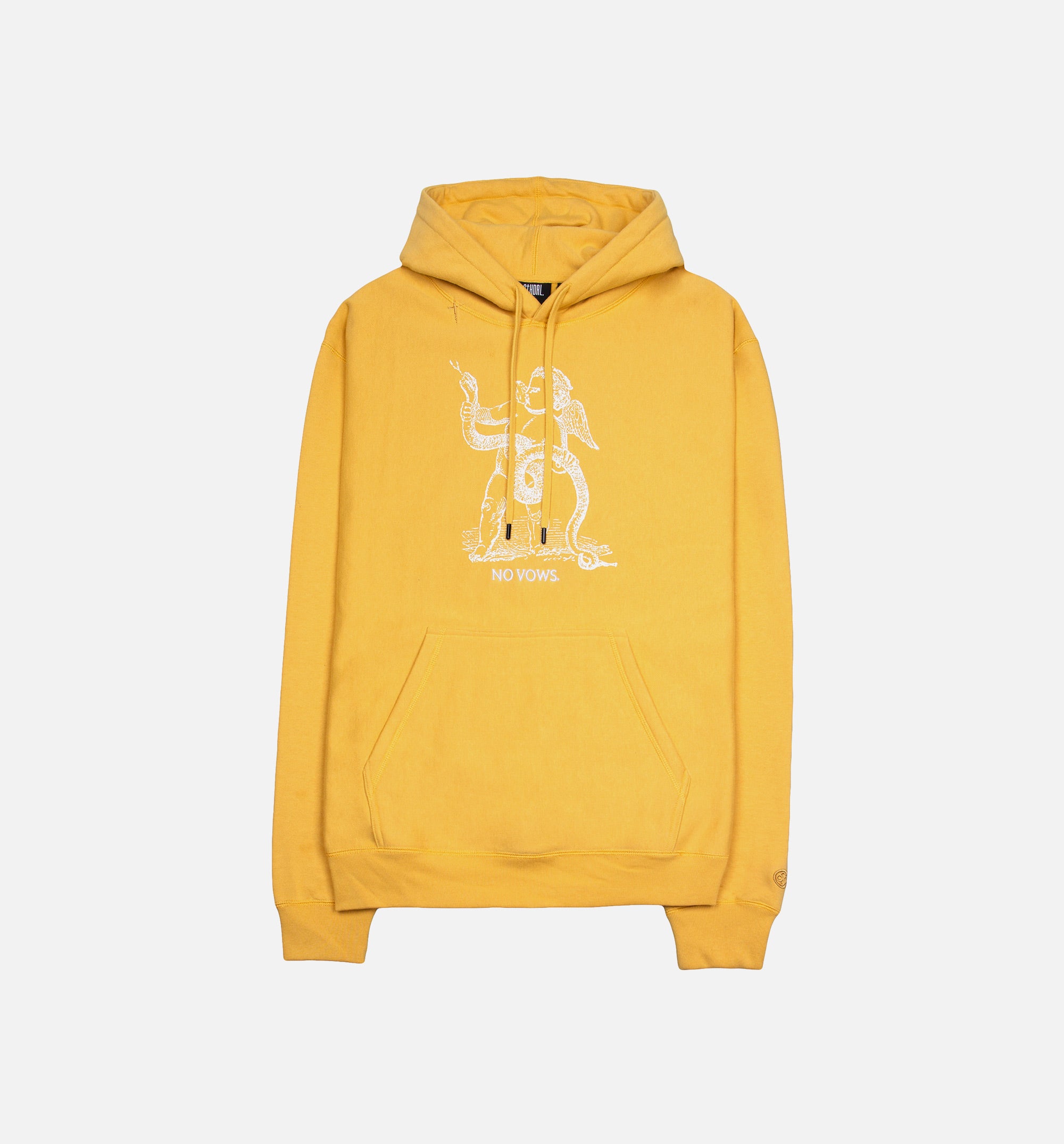 No Vows Core Fleece Hoody - Yellow/White、mySite、dreamappss