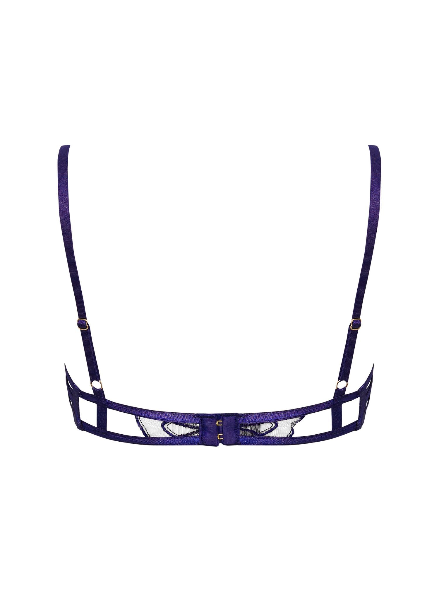  Beatrix Wired Bra (Acai Purple/Sheer)、mySite、justintrudeaud