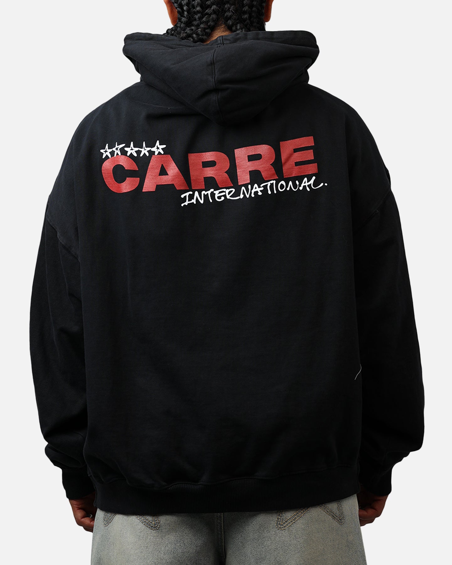 Carre Handdrawn Hoodie Black、mySite、zt4zffjzw