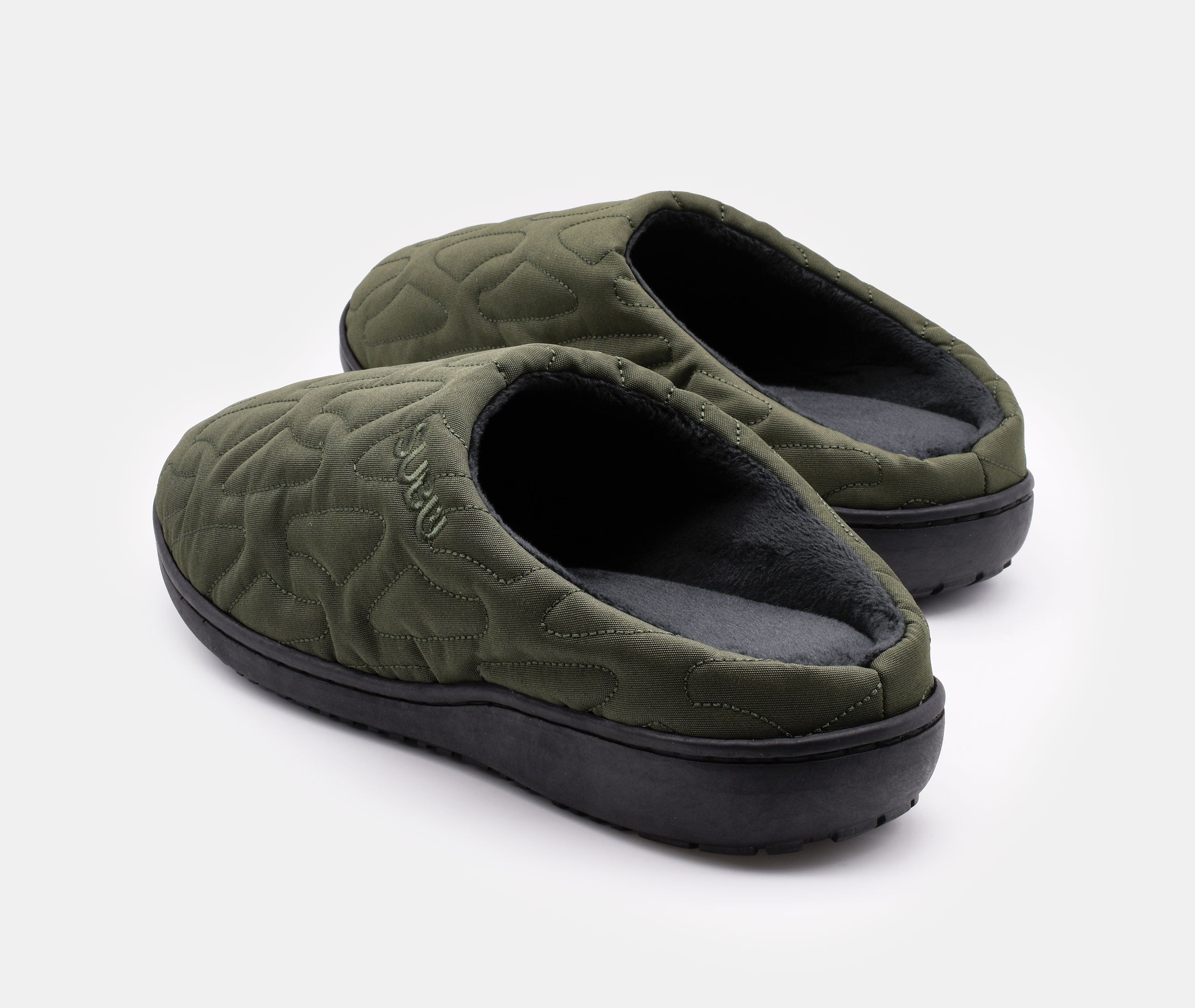 SUBU Nannen Outline Slippers - Khaki、mySite、topwebapps