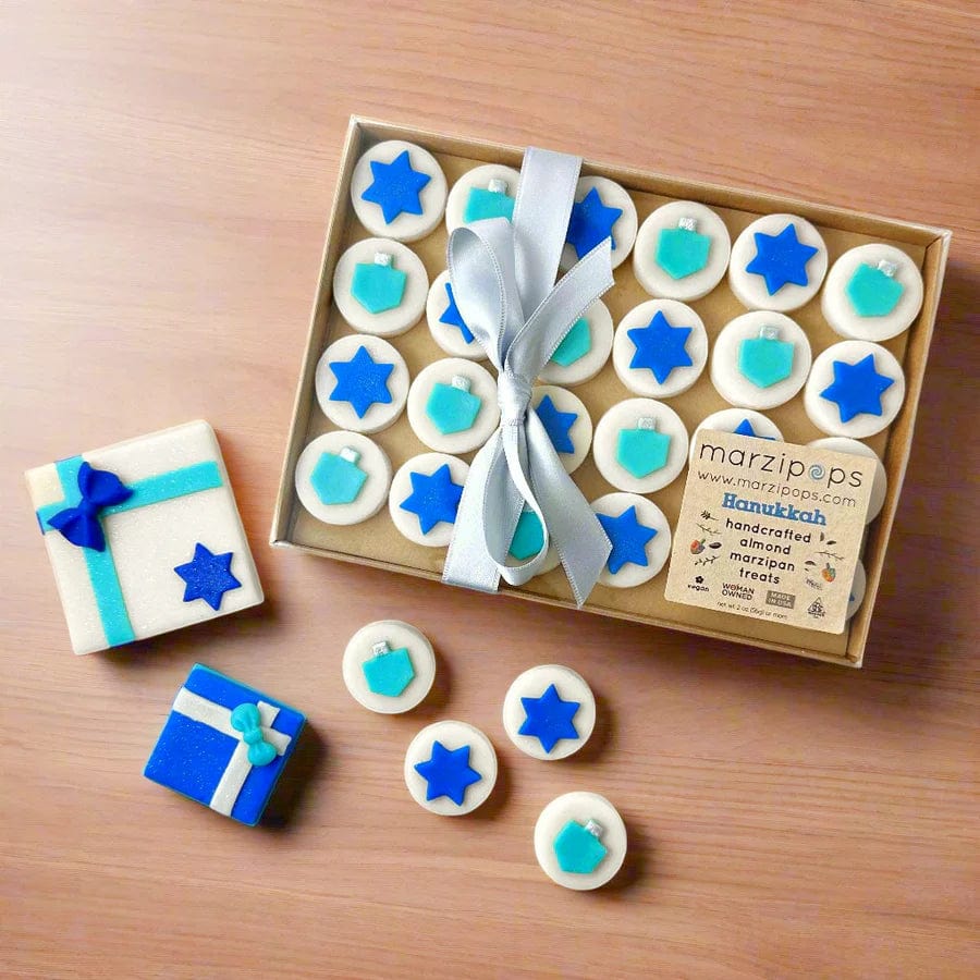 Hanukkah Dreidel and Star Marzipan Candy Bites、mySite、topwebapps