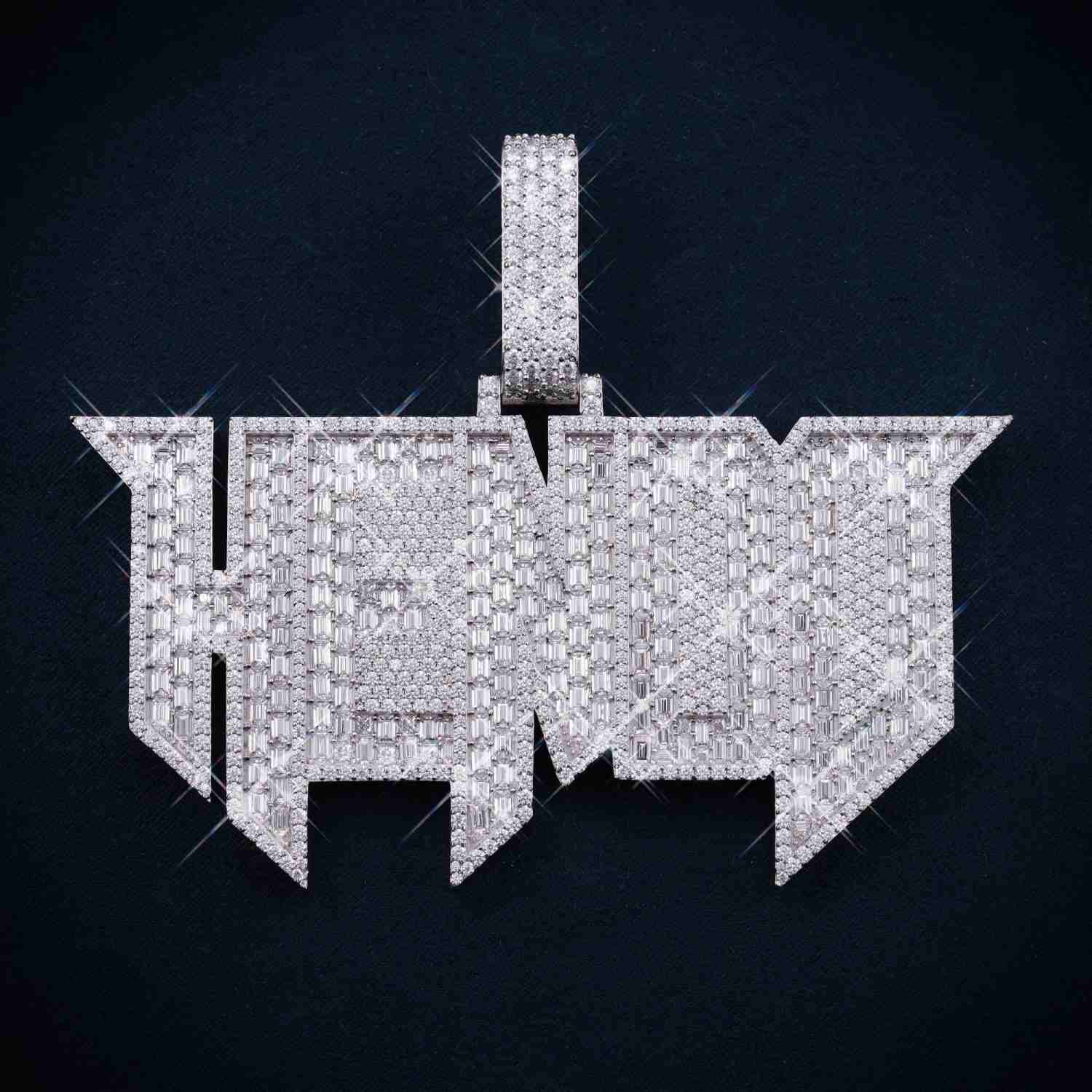 HENDO Custom Moissanite Pendant 14K Gold、mySite、hinf8tx79