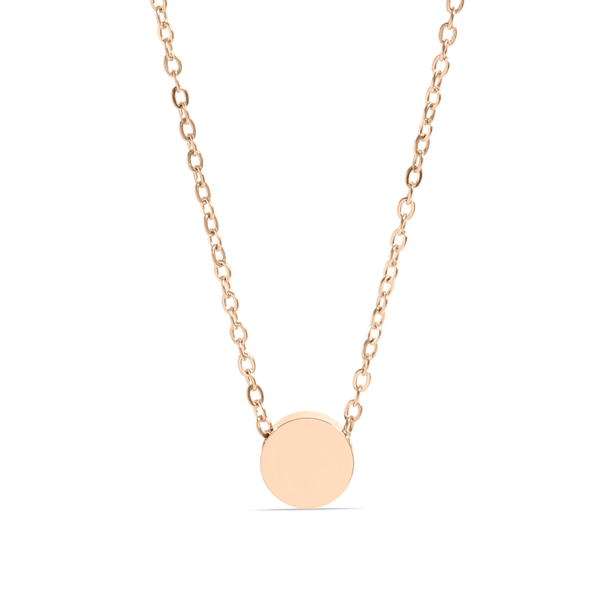 18K Gold PVD Stainless Steel Mini Circle Necklace / SBB0344、mySite、dreamappss