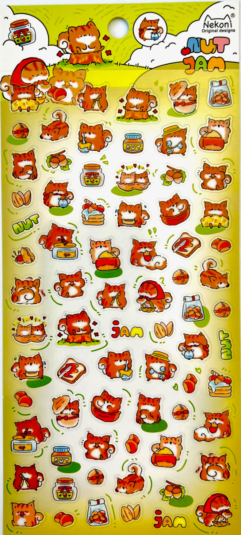  Squirrel Party Stickers、mySite、ghnorth