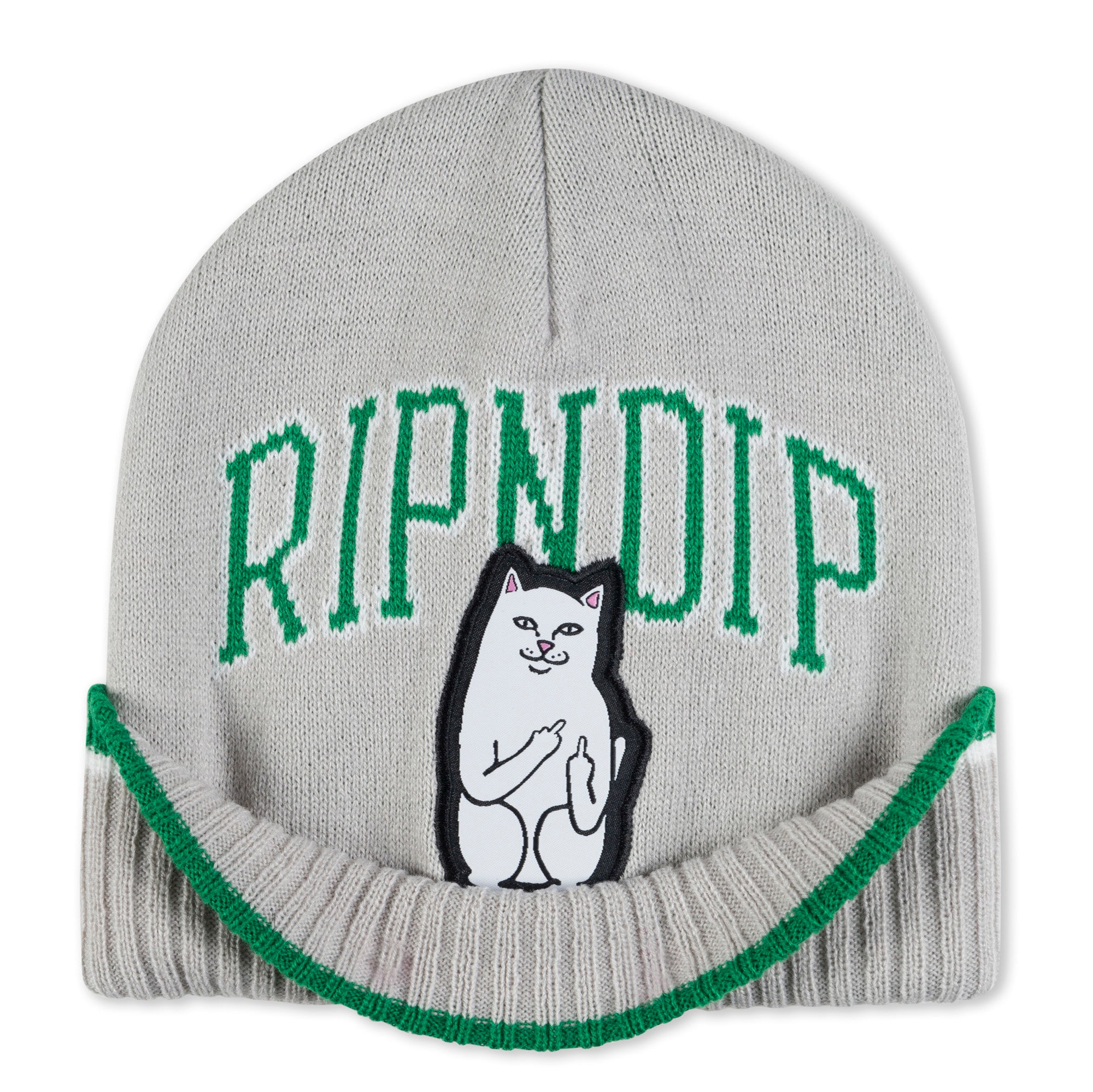  Lord Nermal Team Spirit Beanie (Green/Grey)、mySite、merchandisen
